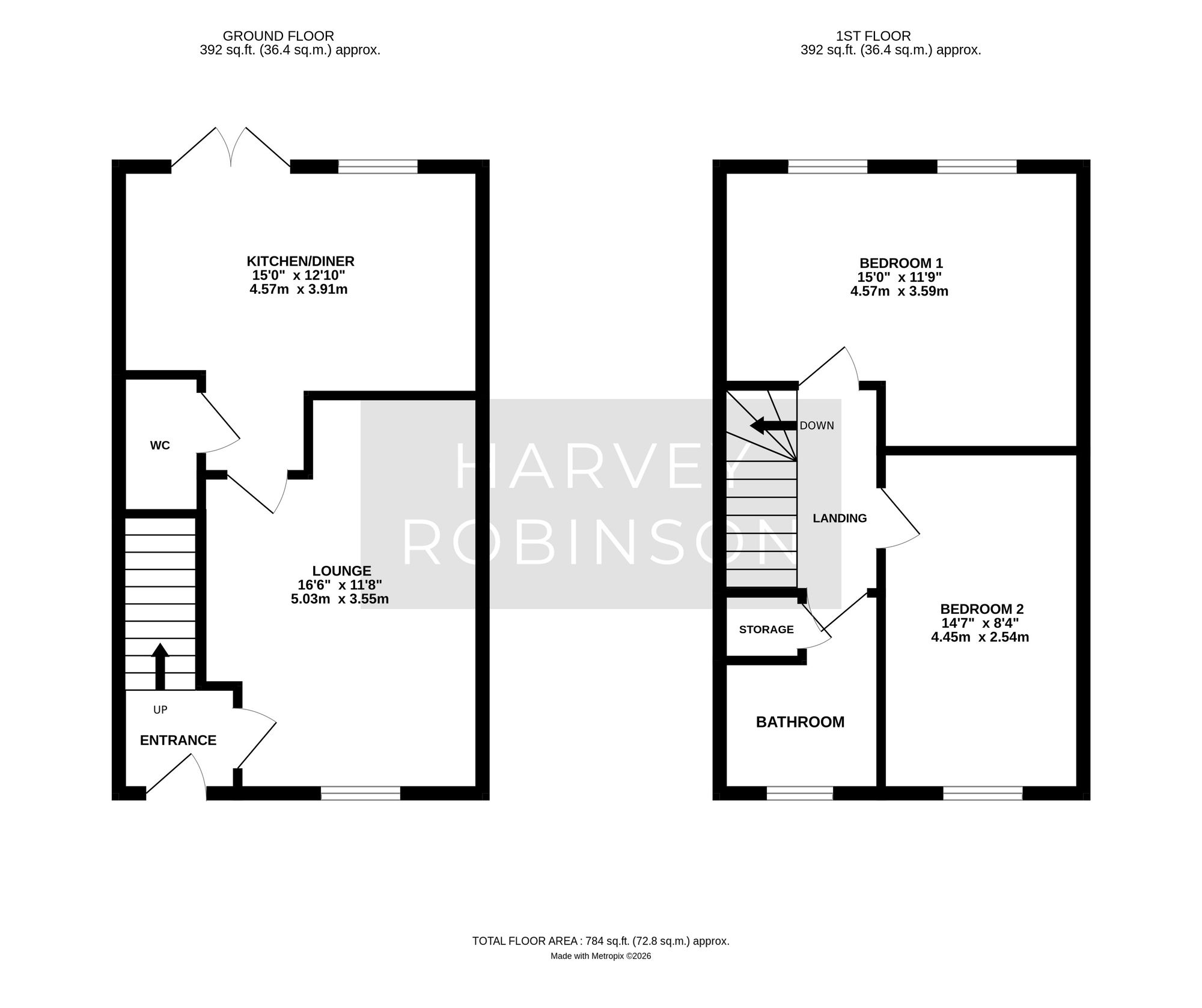 15 Crest Drive, Huntingdon floorplan