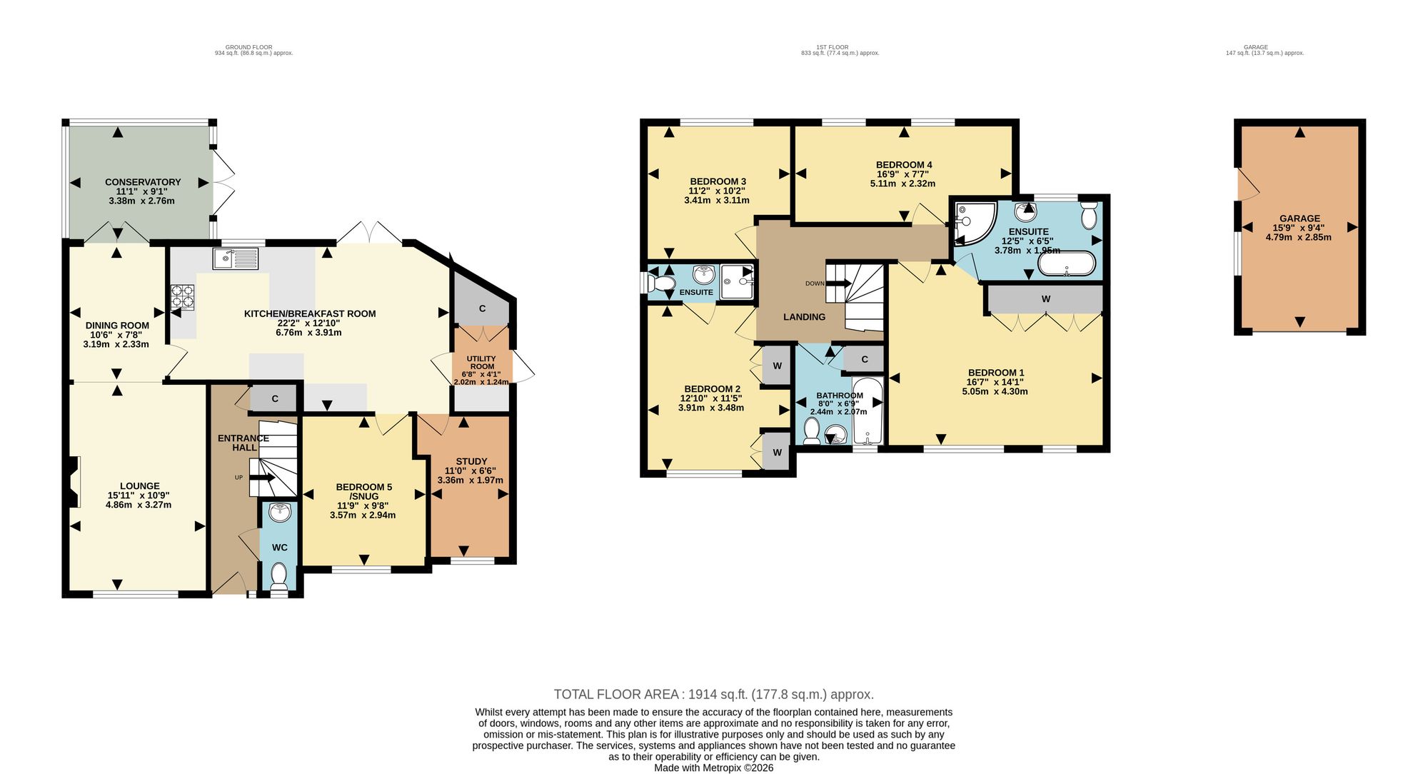 12 Cinnabar Drive, Sittingbourne floorplan