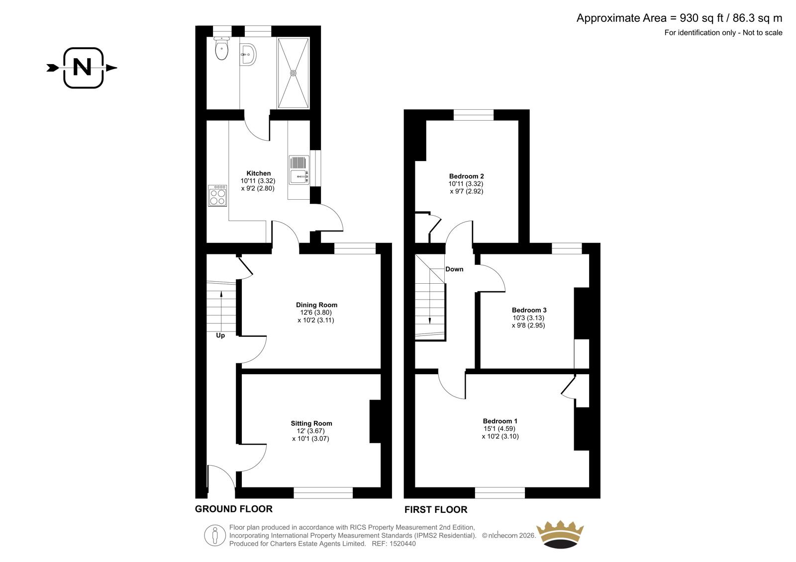 57, Harold Road, Hampshire floorplan