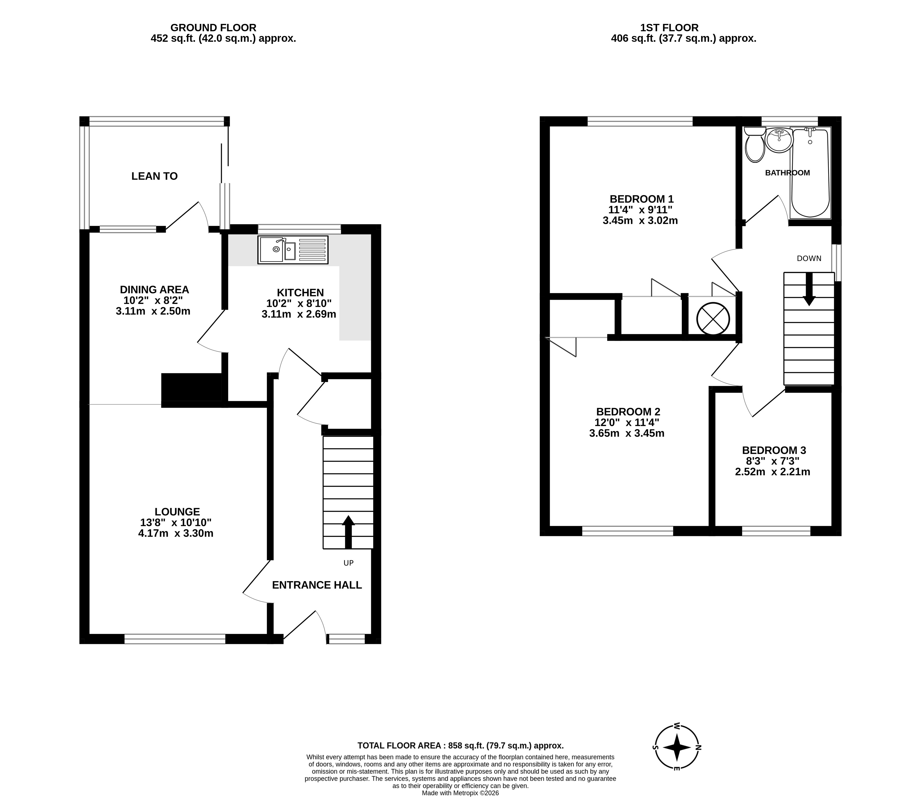 15, Lambourne Gardens, Reading floorplan