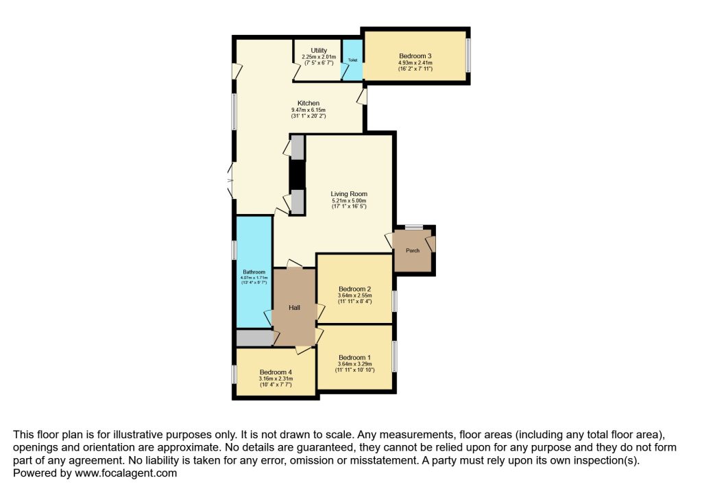 2, Millfield Close, Leeming floorplan