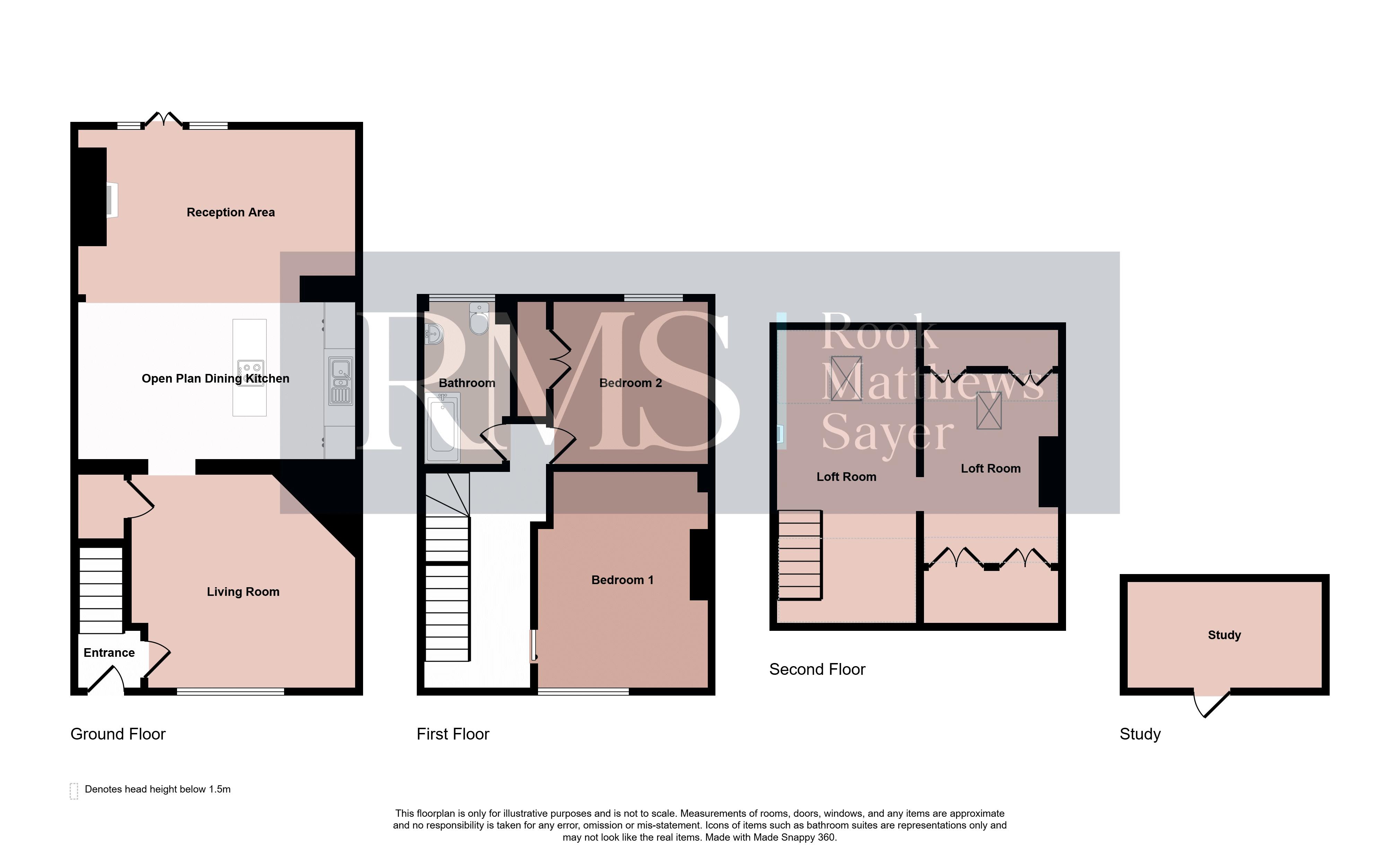 36, Bristol Street, Whitley Bay floorplan