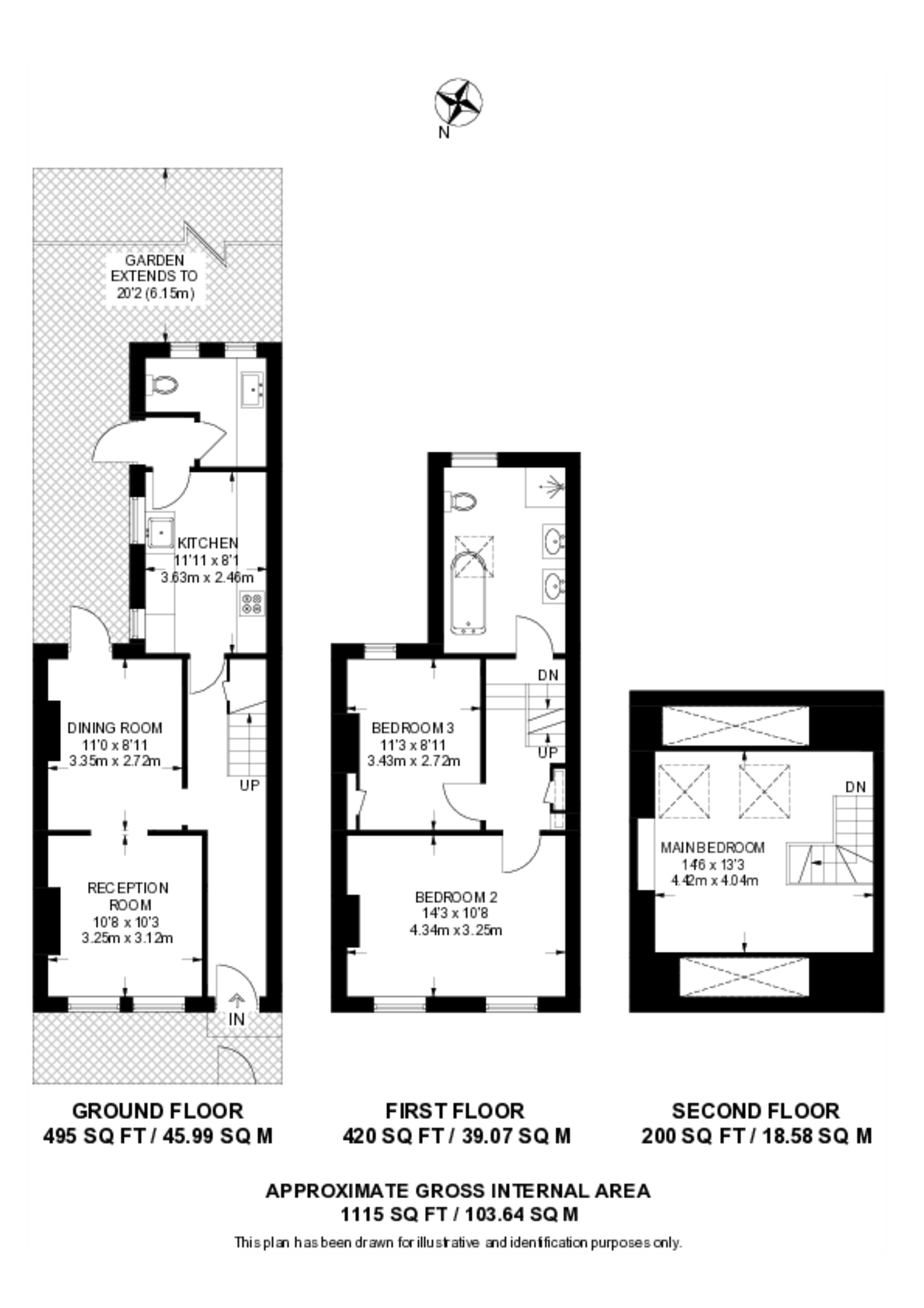 Ilbert Street, Queen's Park floorplan