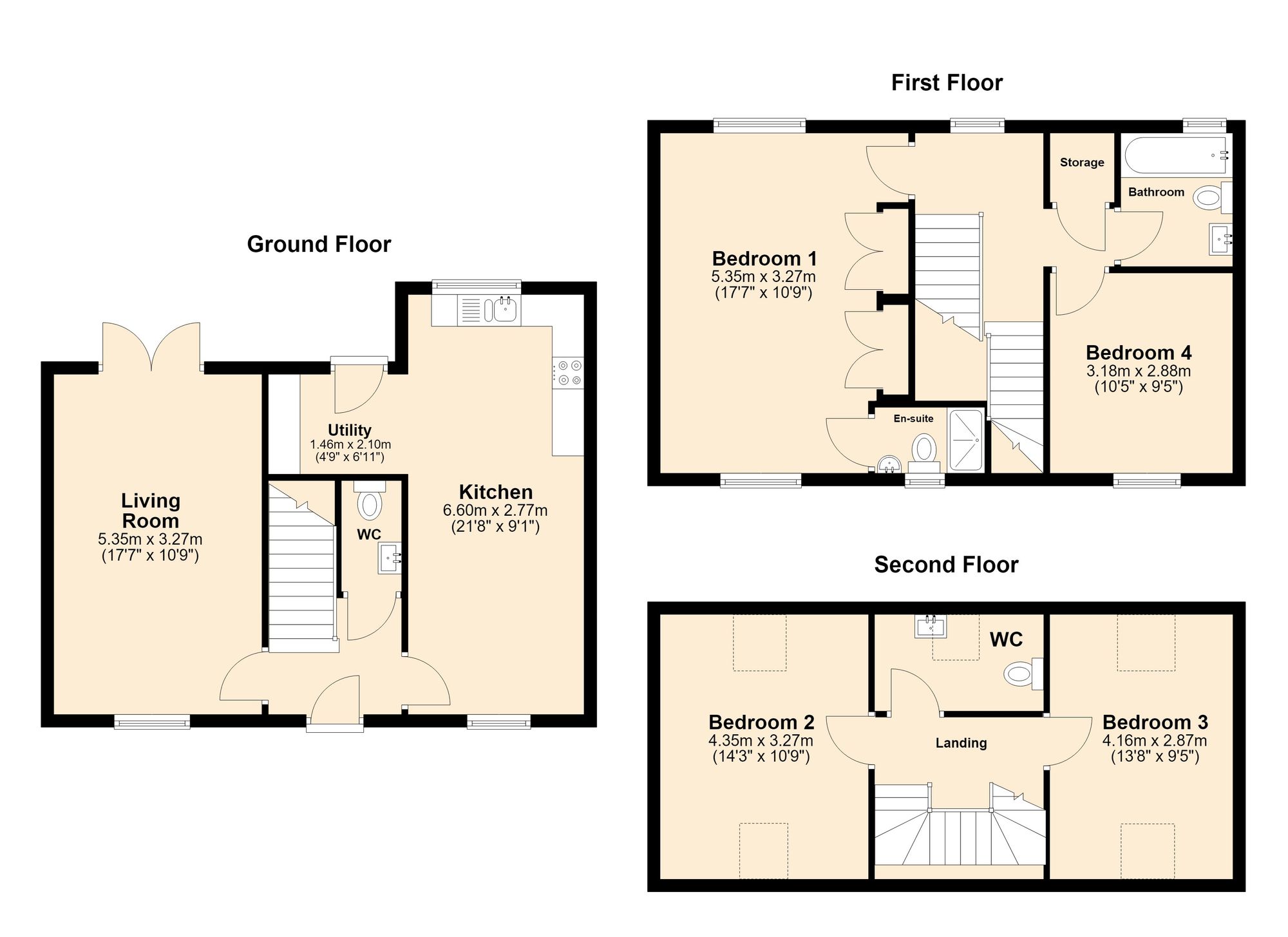 19 Hansel Close, Peterborough floorplan
