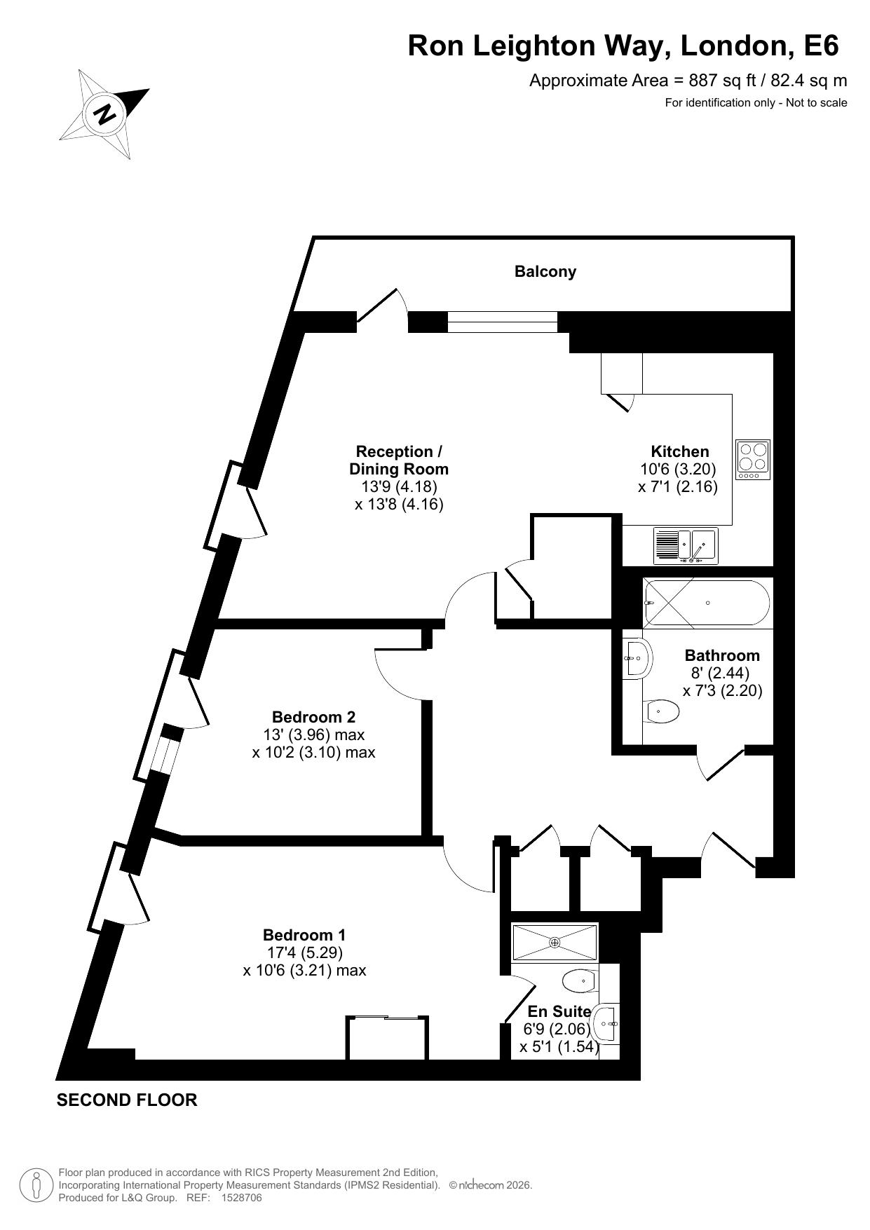Cornwell House, 13 Ron Leighton Way, London floorplan