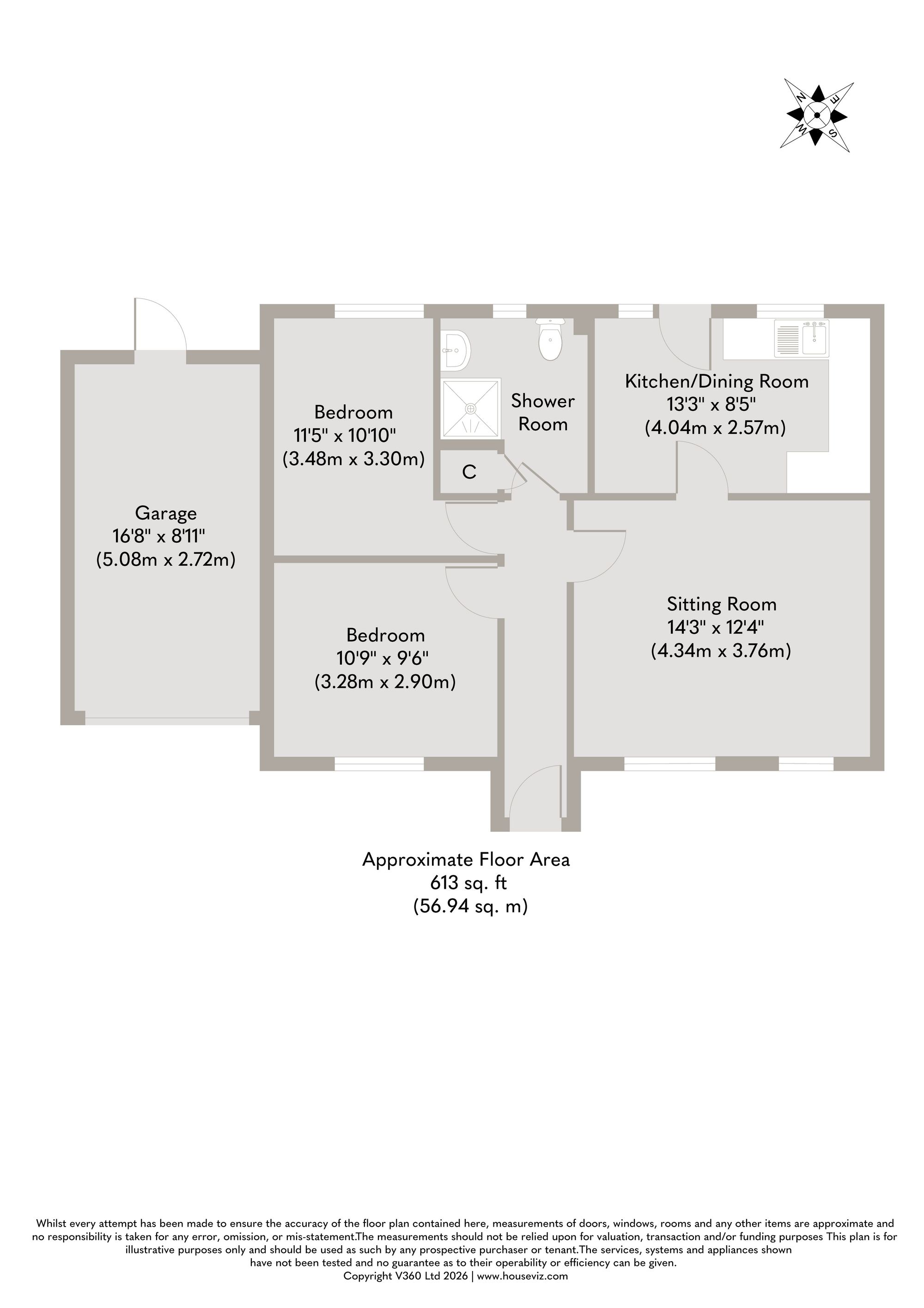 9 Princess Close, Thetford floorplan