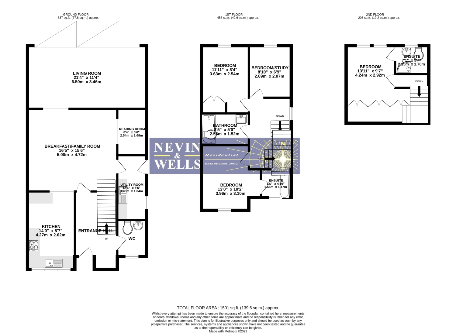 46, Alexandra Road, Egham floorplan