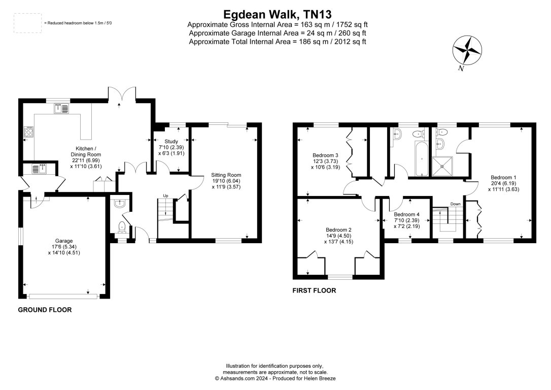 3, Egdean Walk, Sevenoaks floorplan