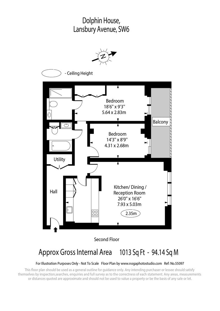 Lensbury Avenue, London floorplan