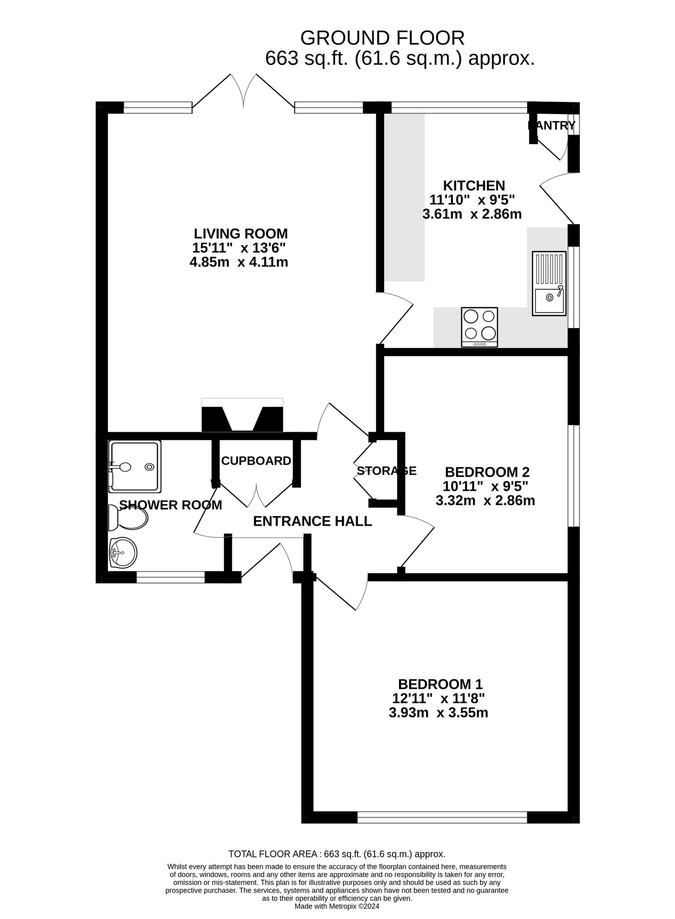 4, Glanmoor, Abergavenny floorplan