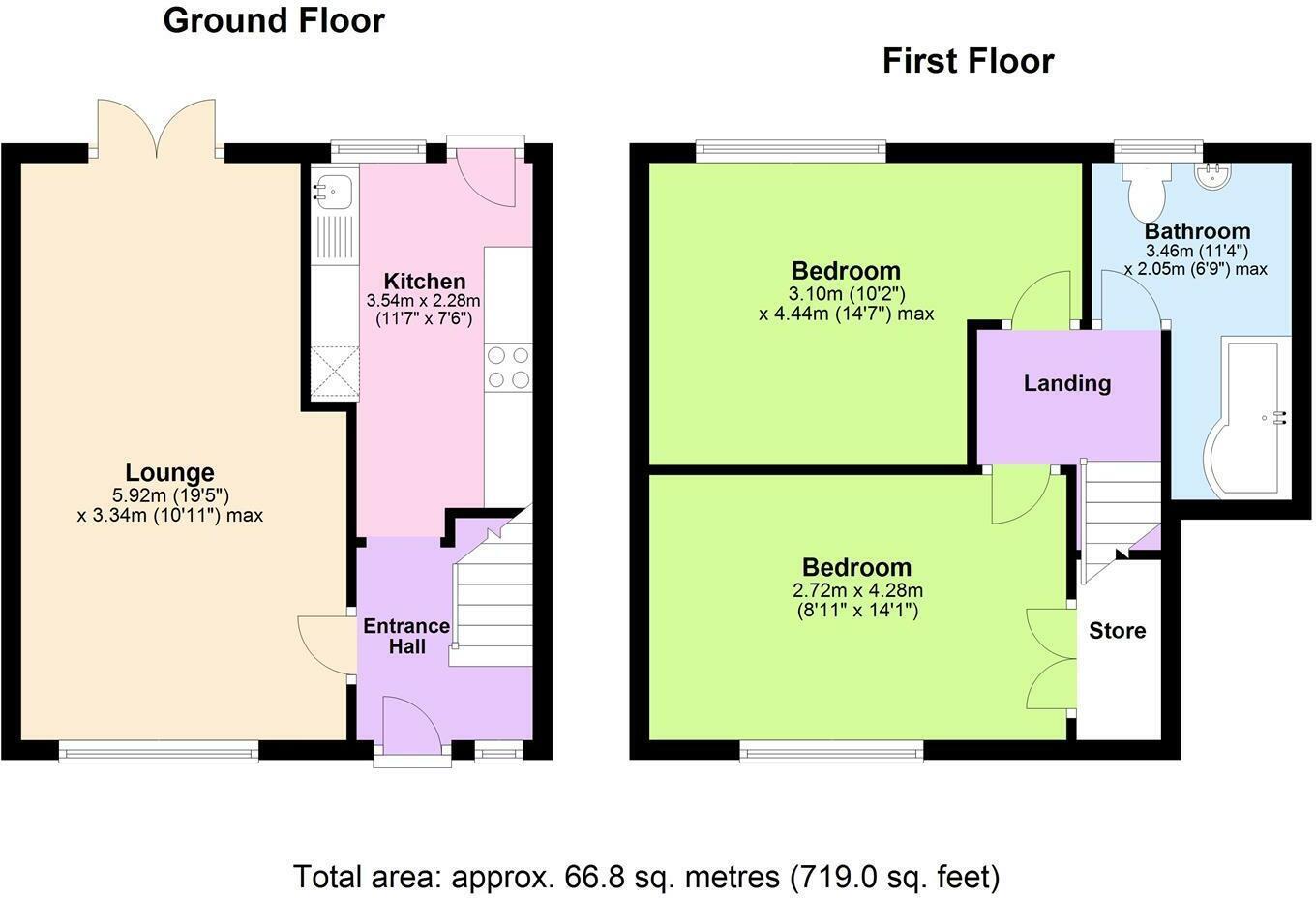 16, Washacre, Westhoughton floorplan