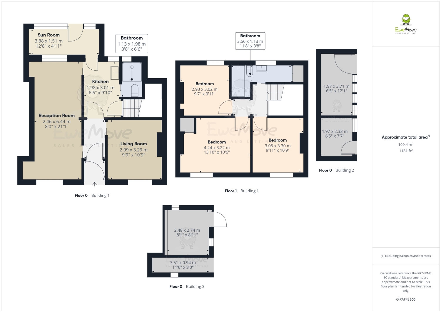 2, TWO BUTT LANE, PRESCOT floorplan