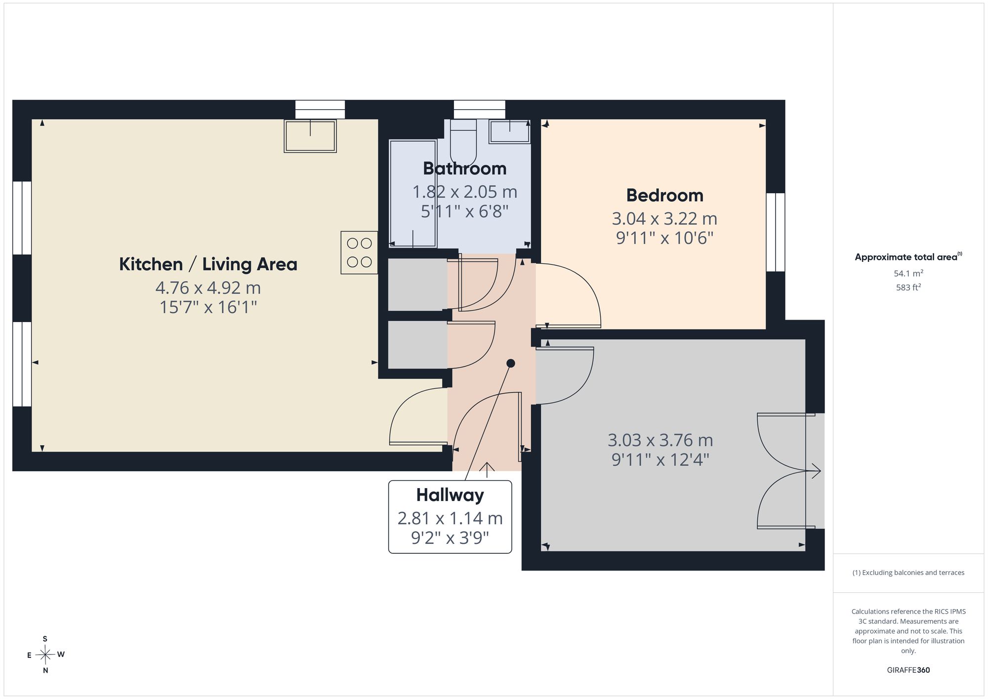 12 Pendle Court, Leigh floorplan