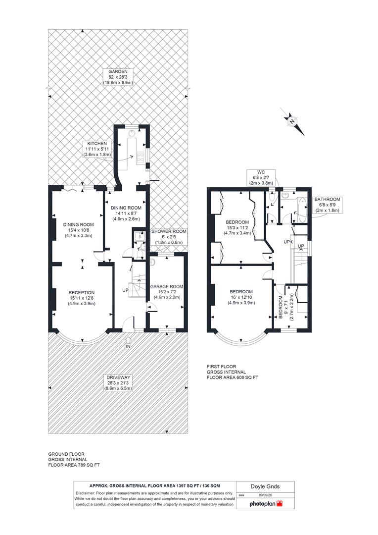 164, Doyle Gardens, Willesden/Kensal Rise (Borders), London floorplan