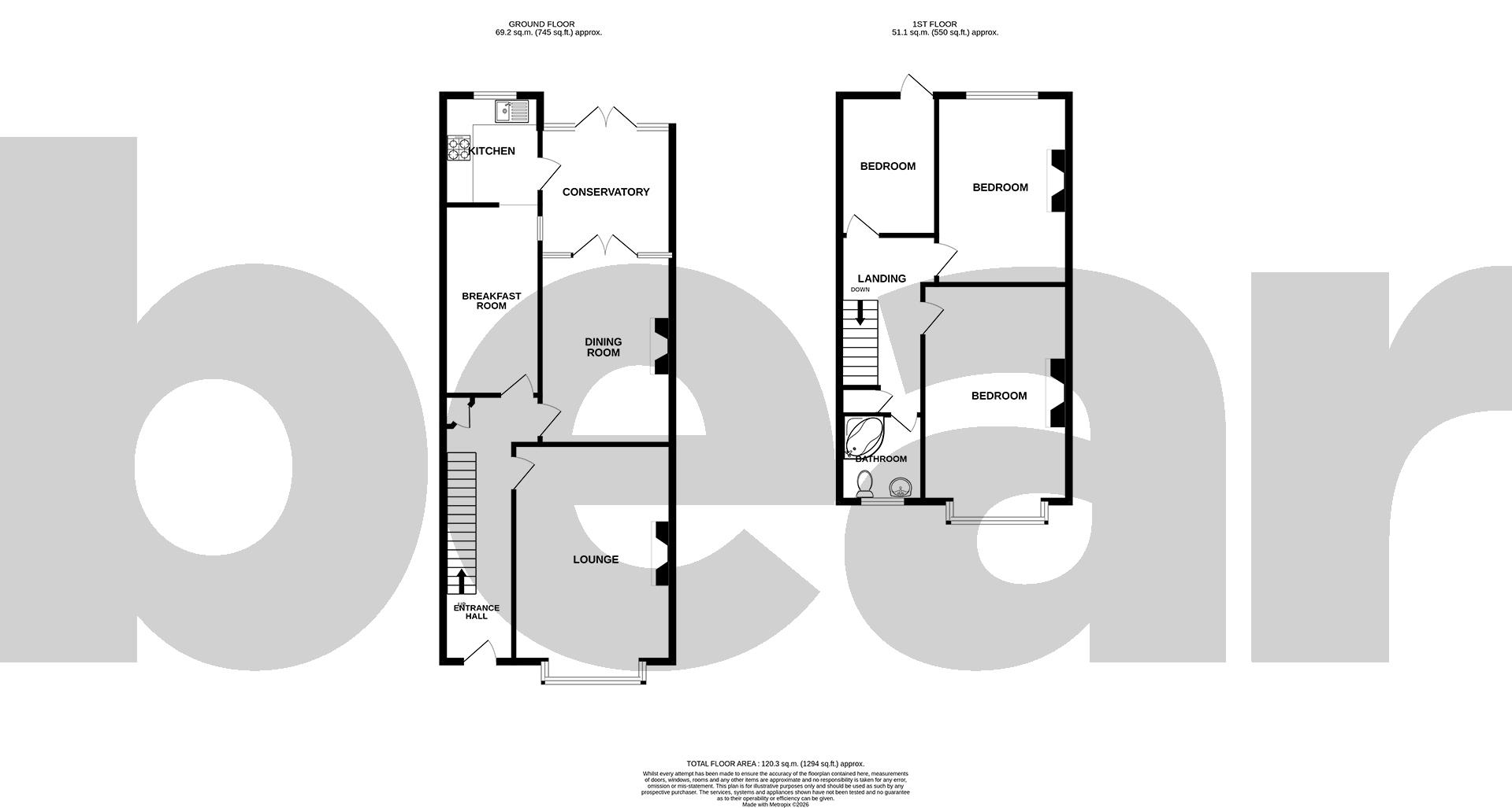 Lovelace Gardens, Southend-on-Sea floorplan