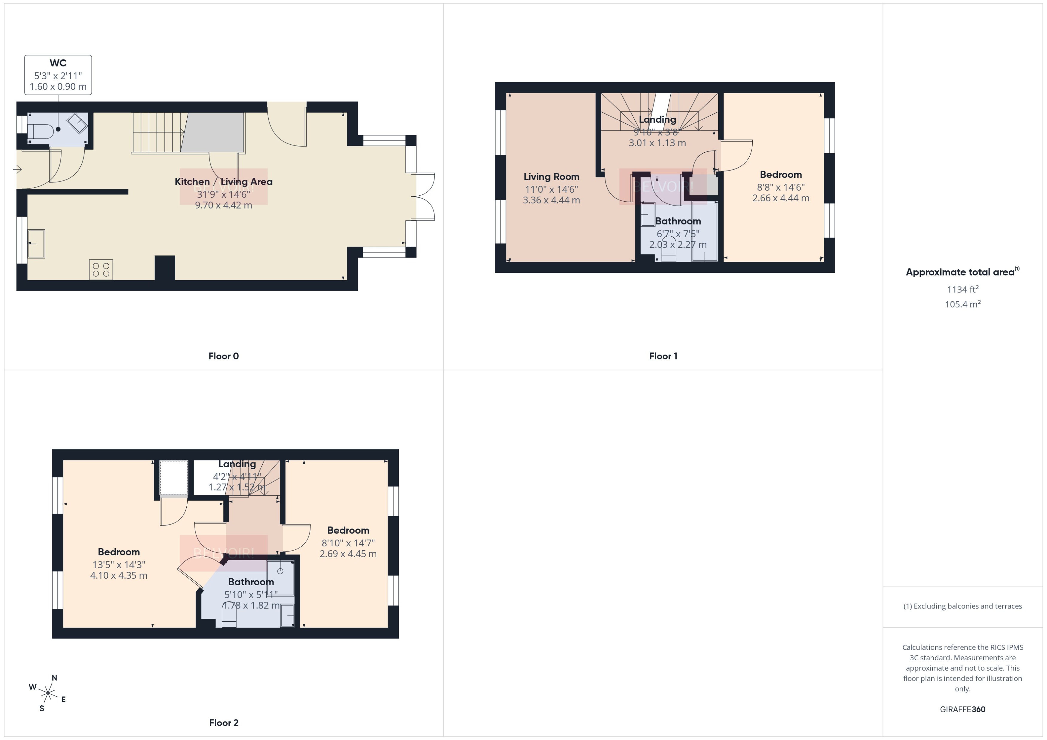 11, Hardwick Drive, Gwersyllt floorplan