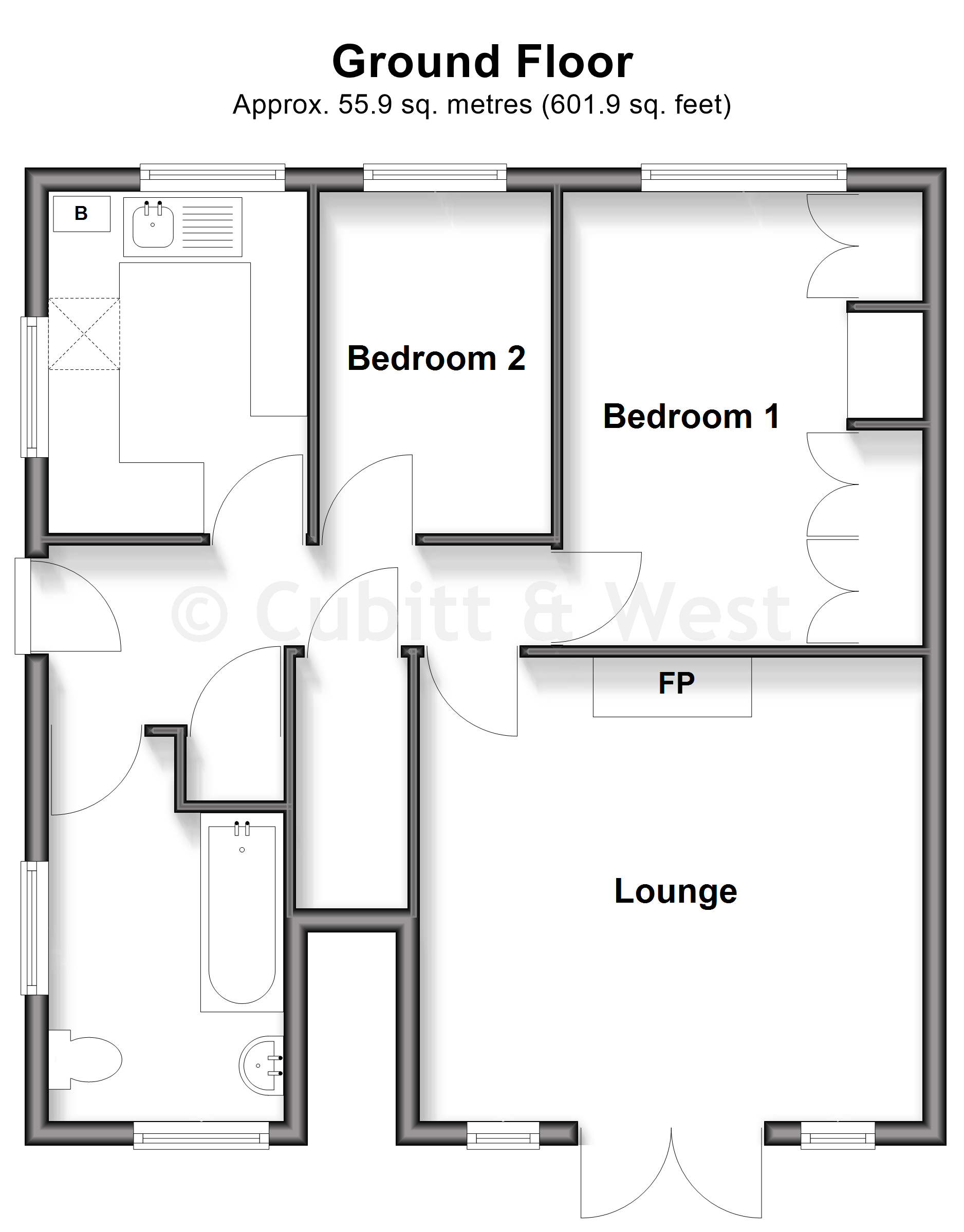 76, Campden Road, South Croydon floorplan