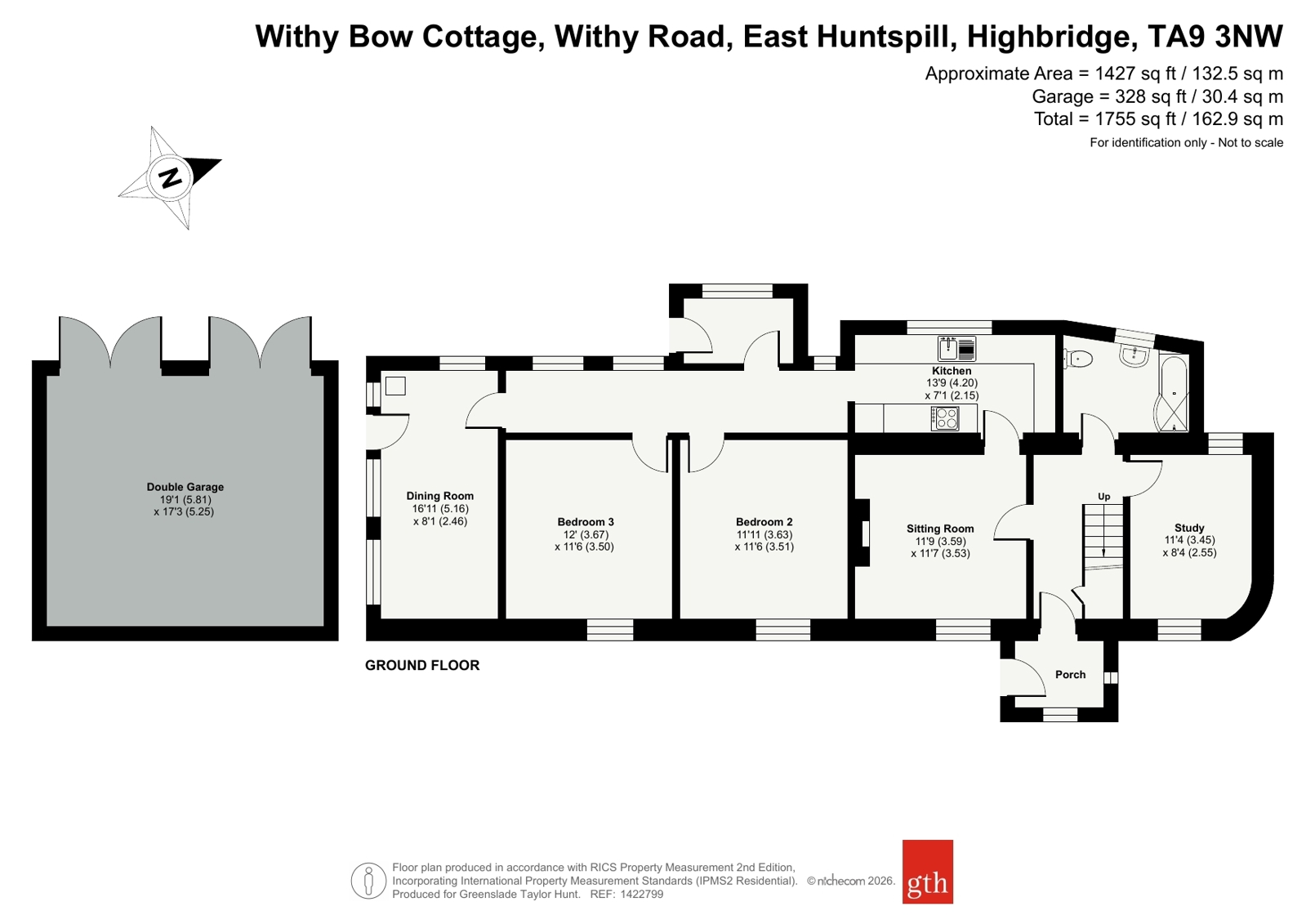 Withy Bow Cottage,, Withy Road, Highbridge floorplan