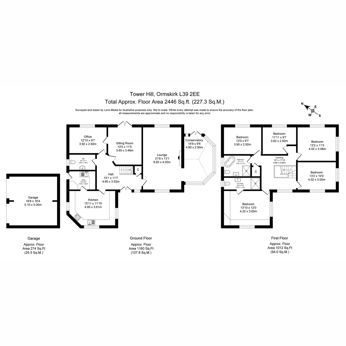 1, Tower Hill, Ormskirk floorplan