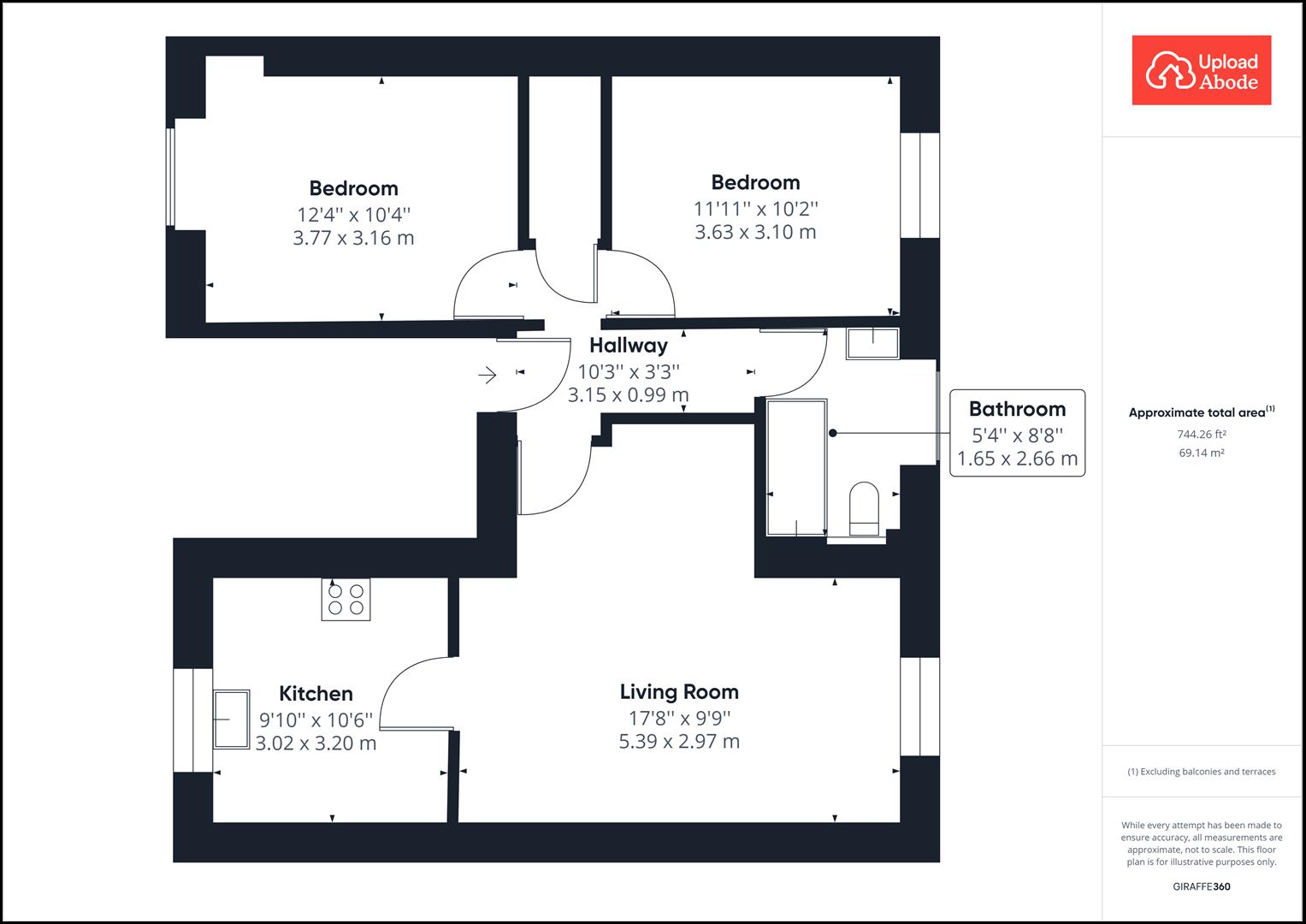 Waterside Street, Strathaven ML10, 2 bedroom flat for sale 63447514