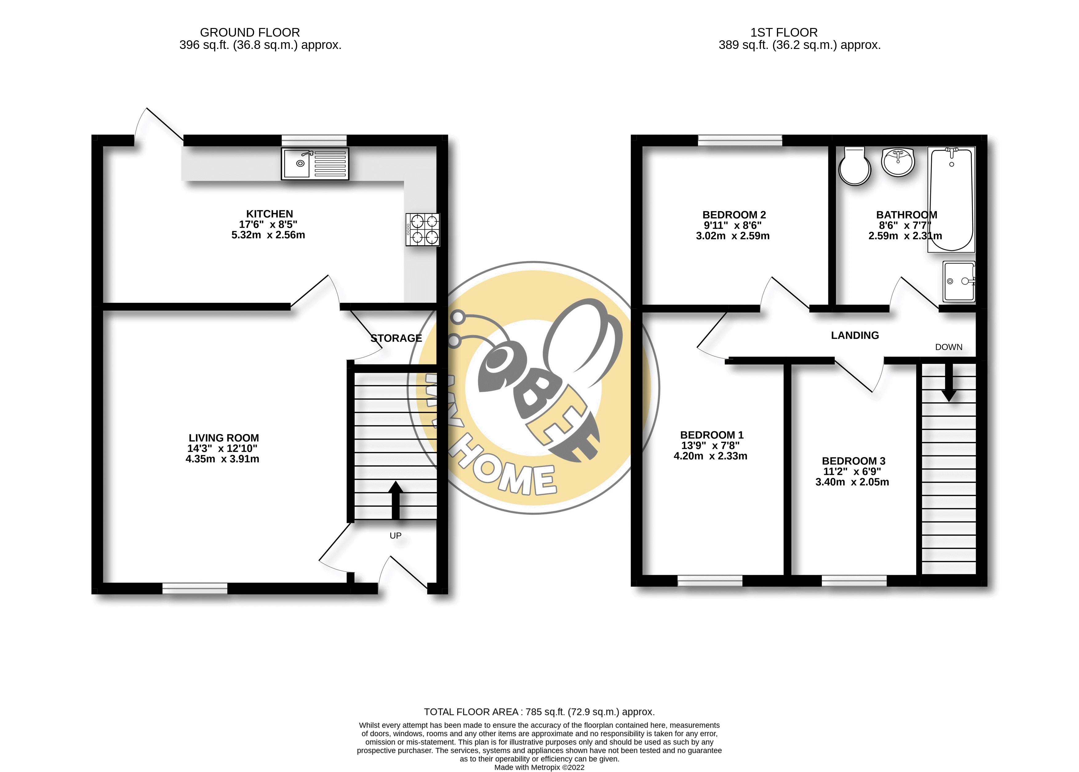 Pine Street, Chester Le Street DH3, 3 bedroom terraced house for sale
