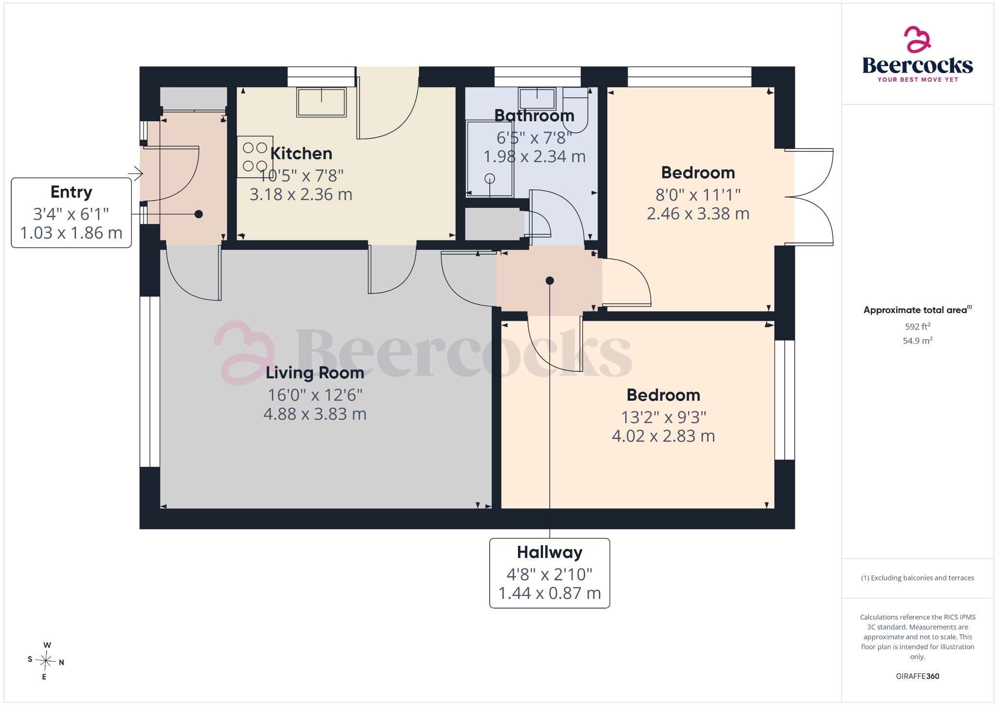 55 Green Lane, Tickton, East Riding of Yorkshire floorplan