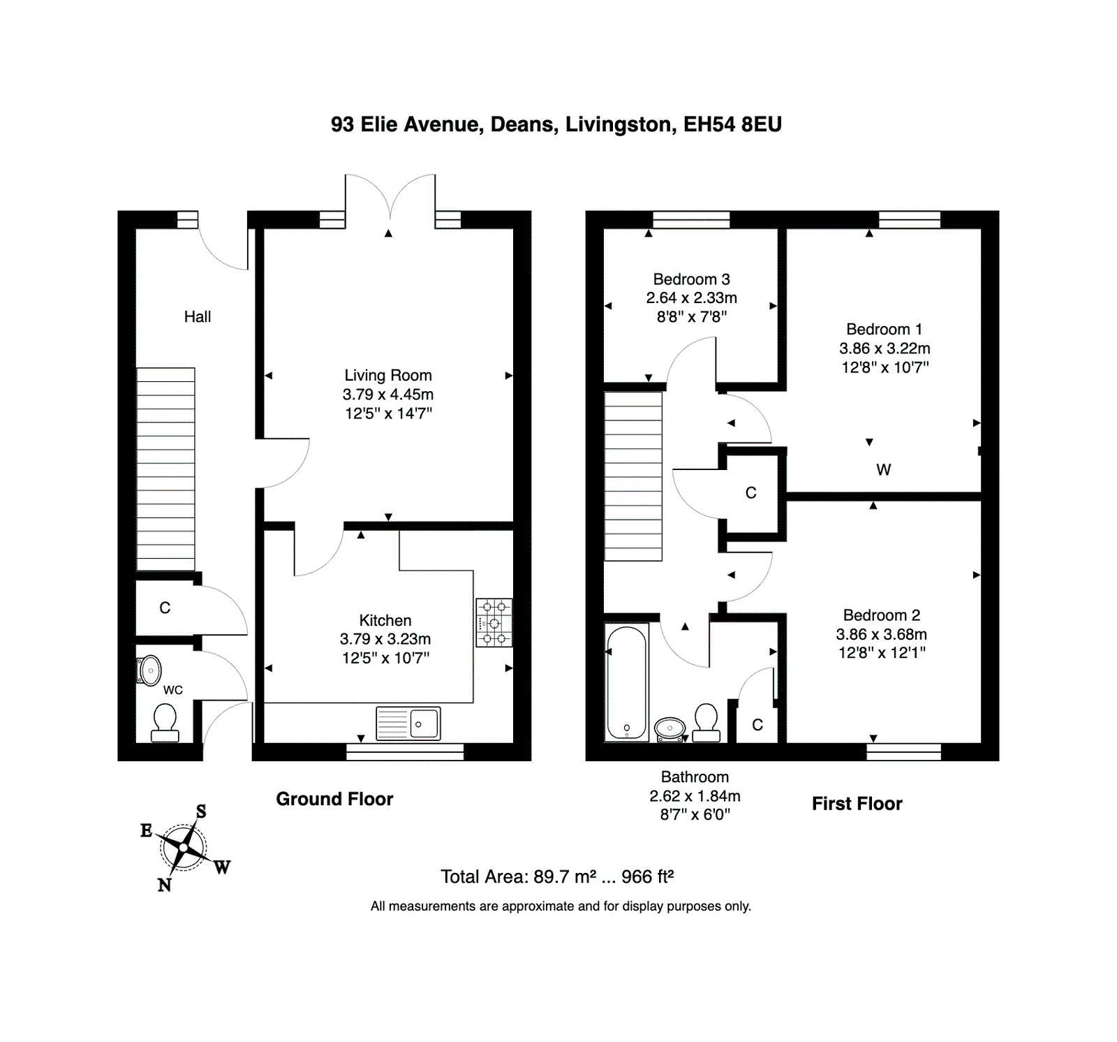 93, Elie Avenue, Livingston floorplan