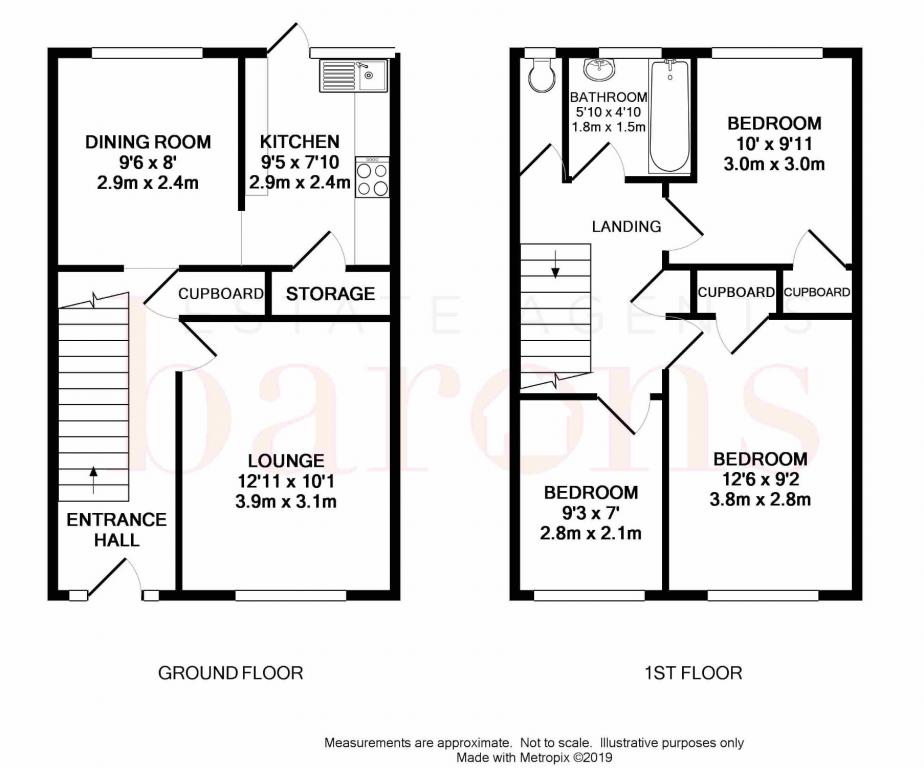 3 Bedrooms End terrace house for sale in Popley, Basingstoke RG24