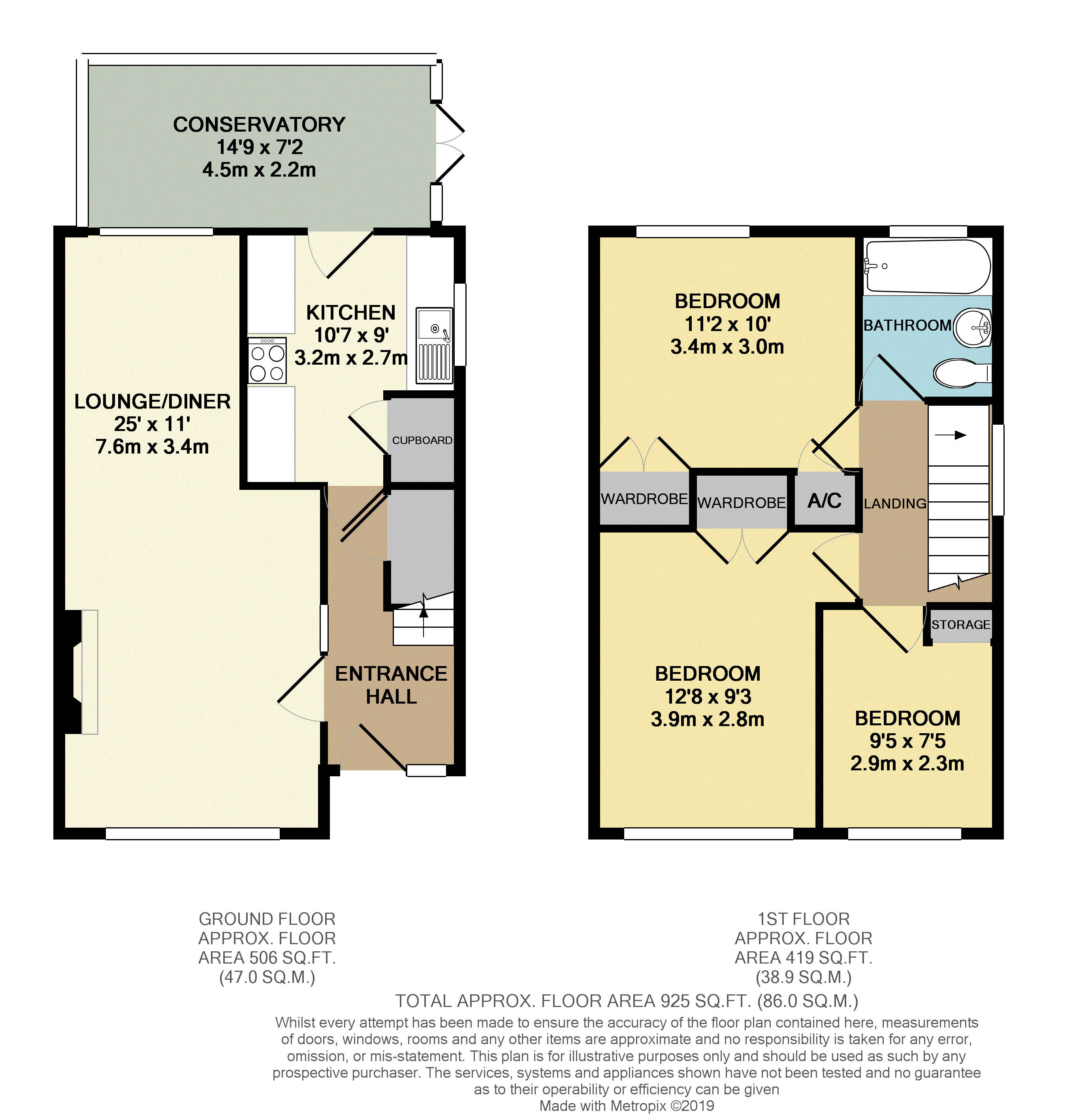 5, Cedar Close, Southampton floorplan