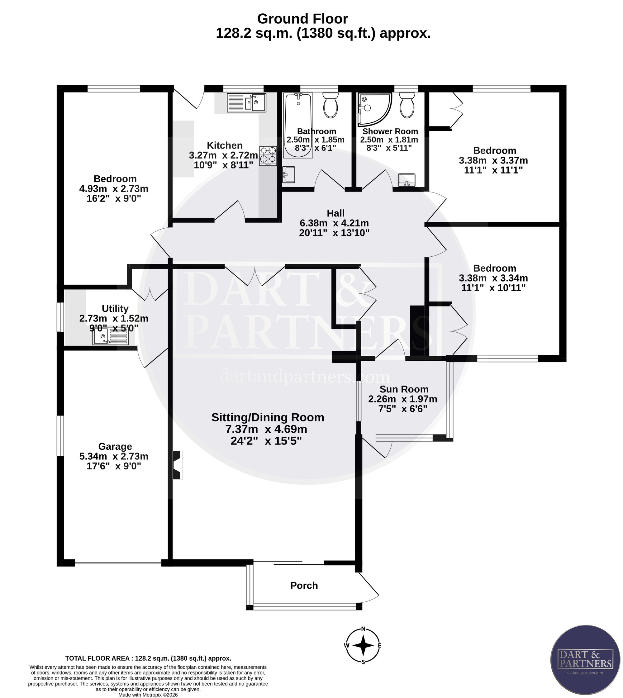 12 Underwood Close, Dawlish floorplan