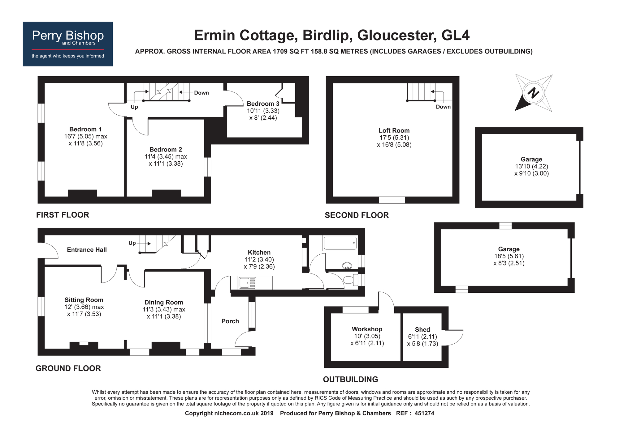 3 Bedrooms End terrace house for sale in Birdlip, Gloucester GL4