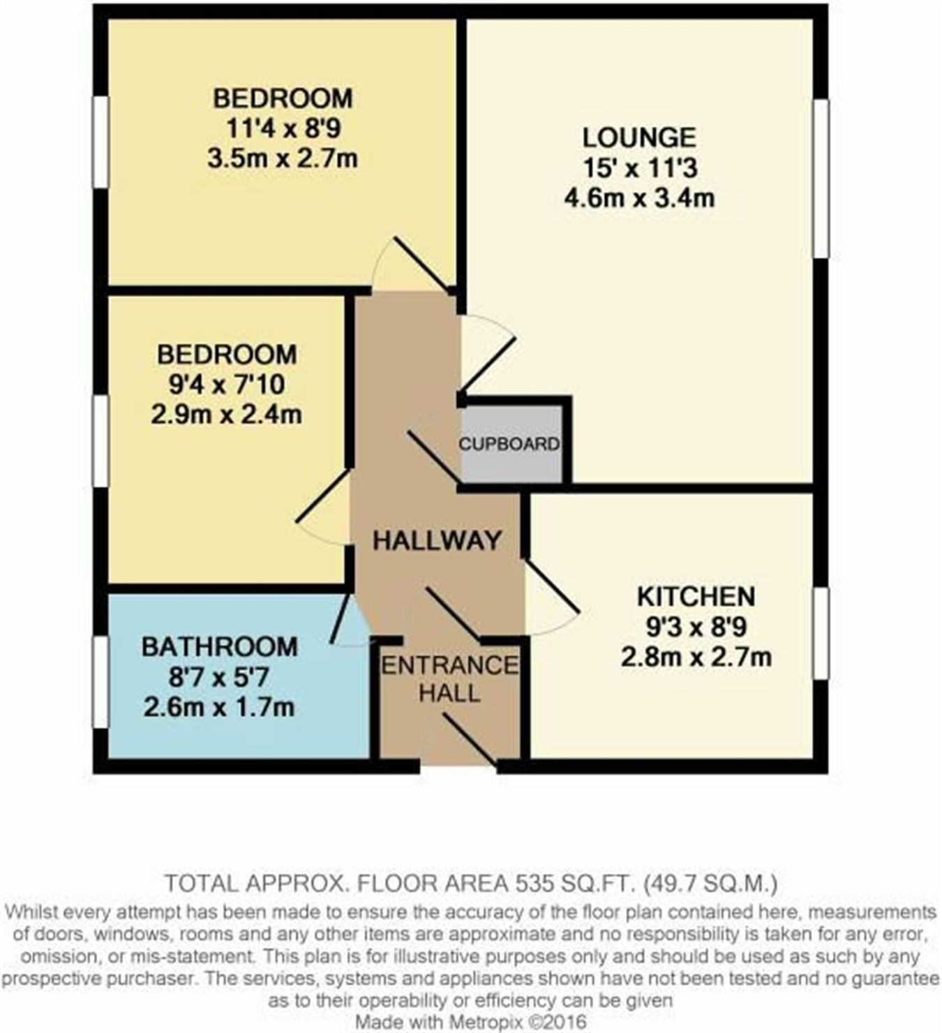Flat 3, Lakeview Court, NORTHAMPTON floorplan
