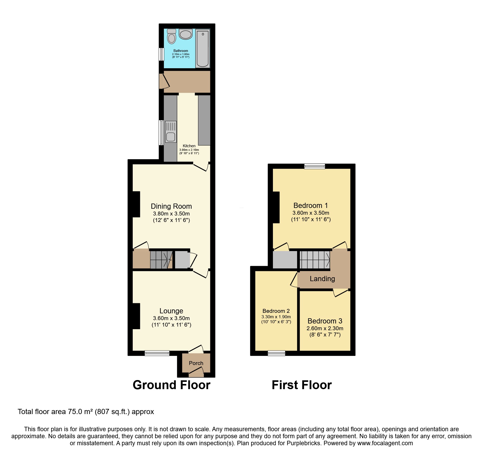 2, Edward Street, Wolverhampton floorplan