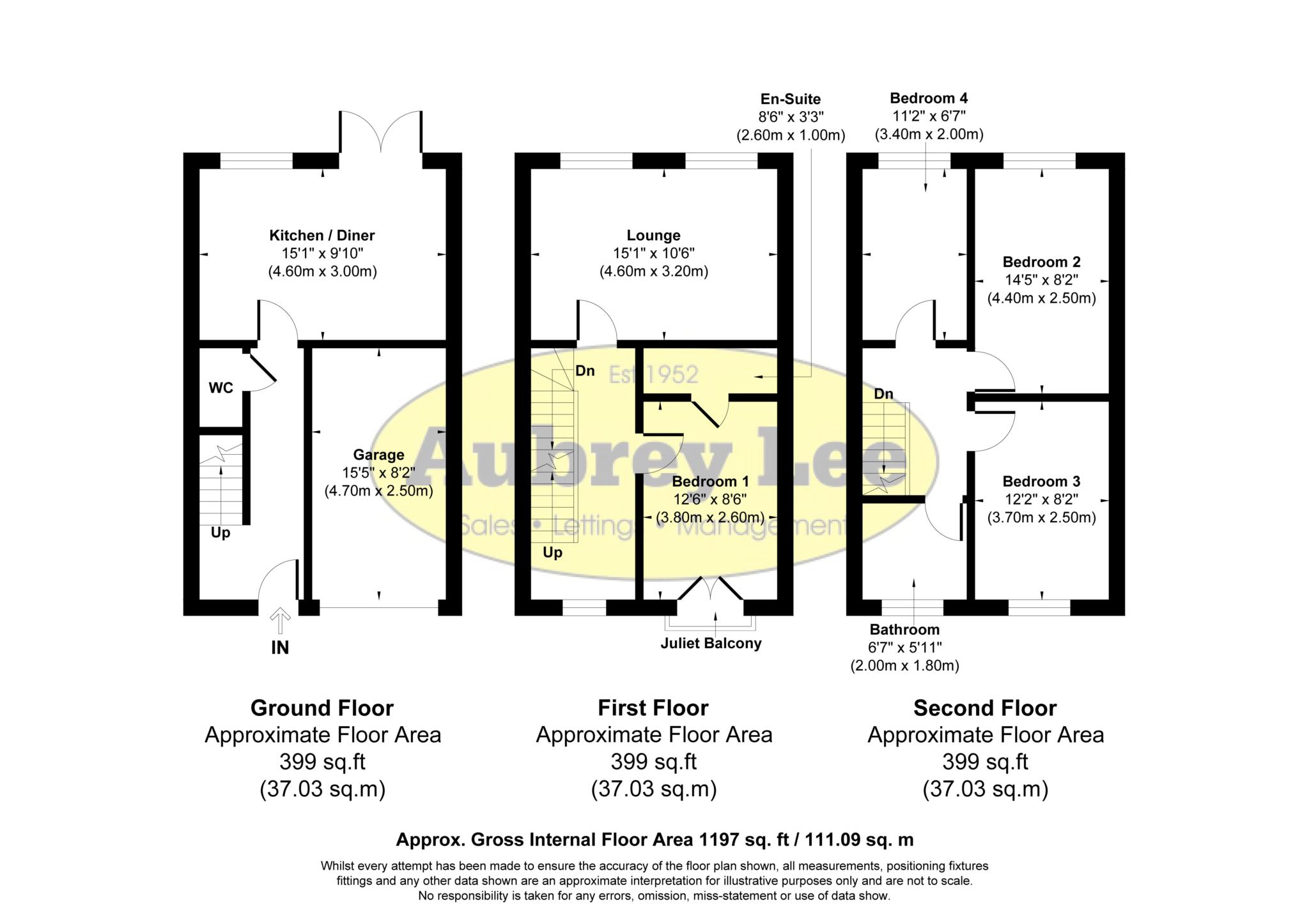 Christie Lane, Salford floorplan