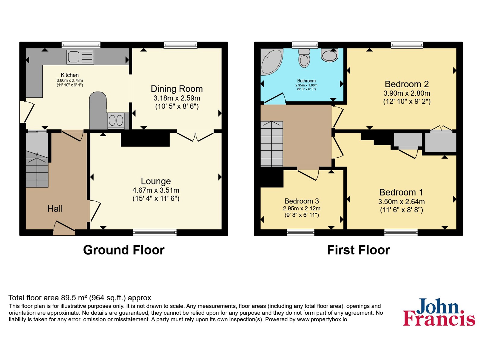 19, Maesgwern, Llanelli floorplan