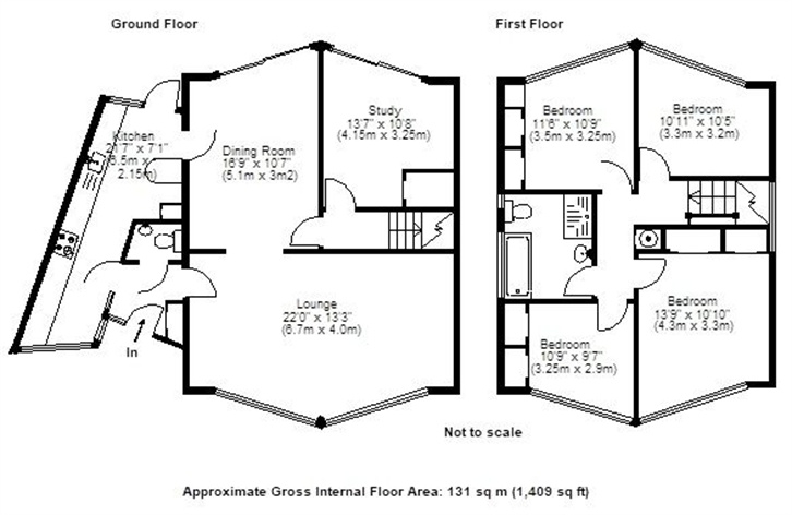 4 Bedrooms Terraced house for sale in Templemere, Weybridge, Surrey KT13