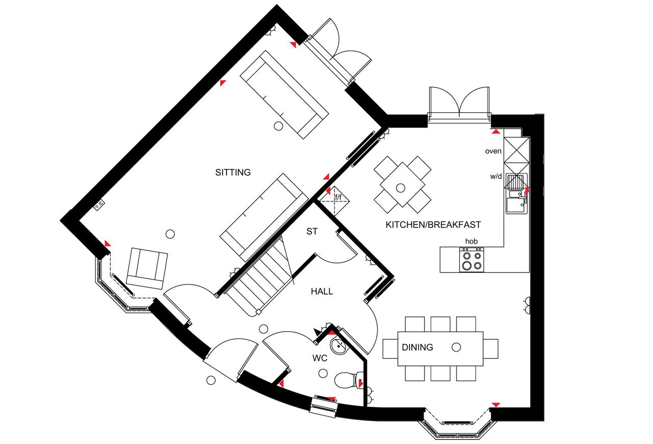 4 Bedrooms Detached house for sale in 