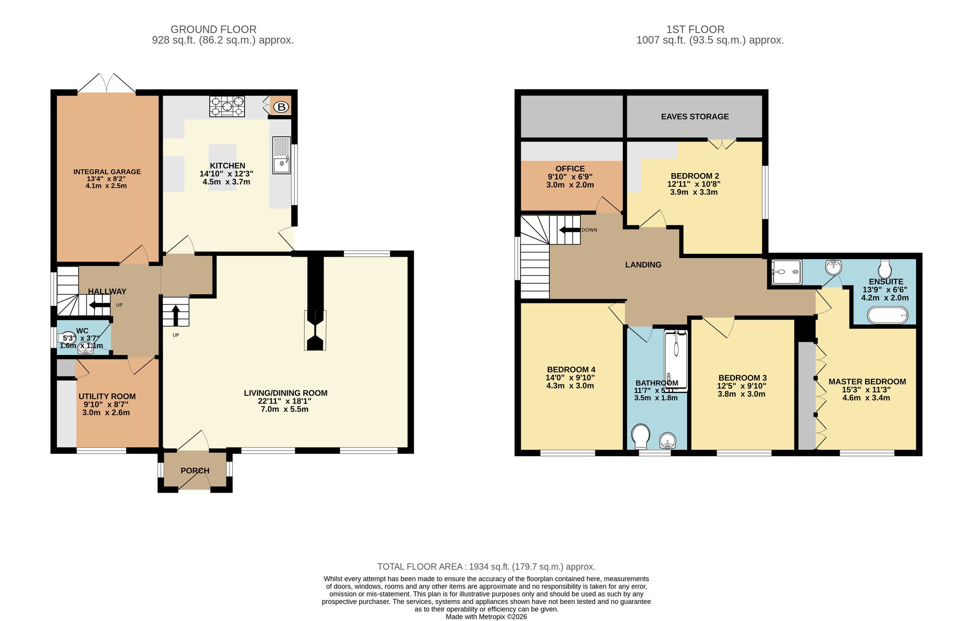 14 Ryecroft, Bingley floorplan