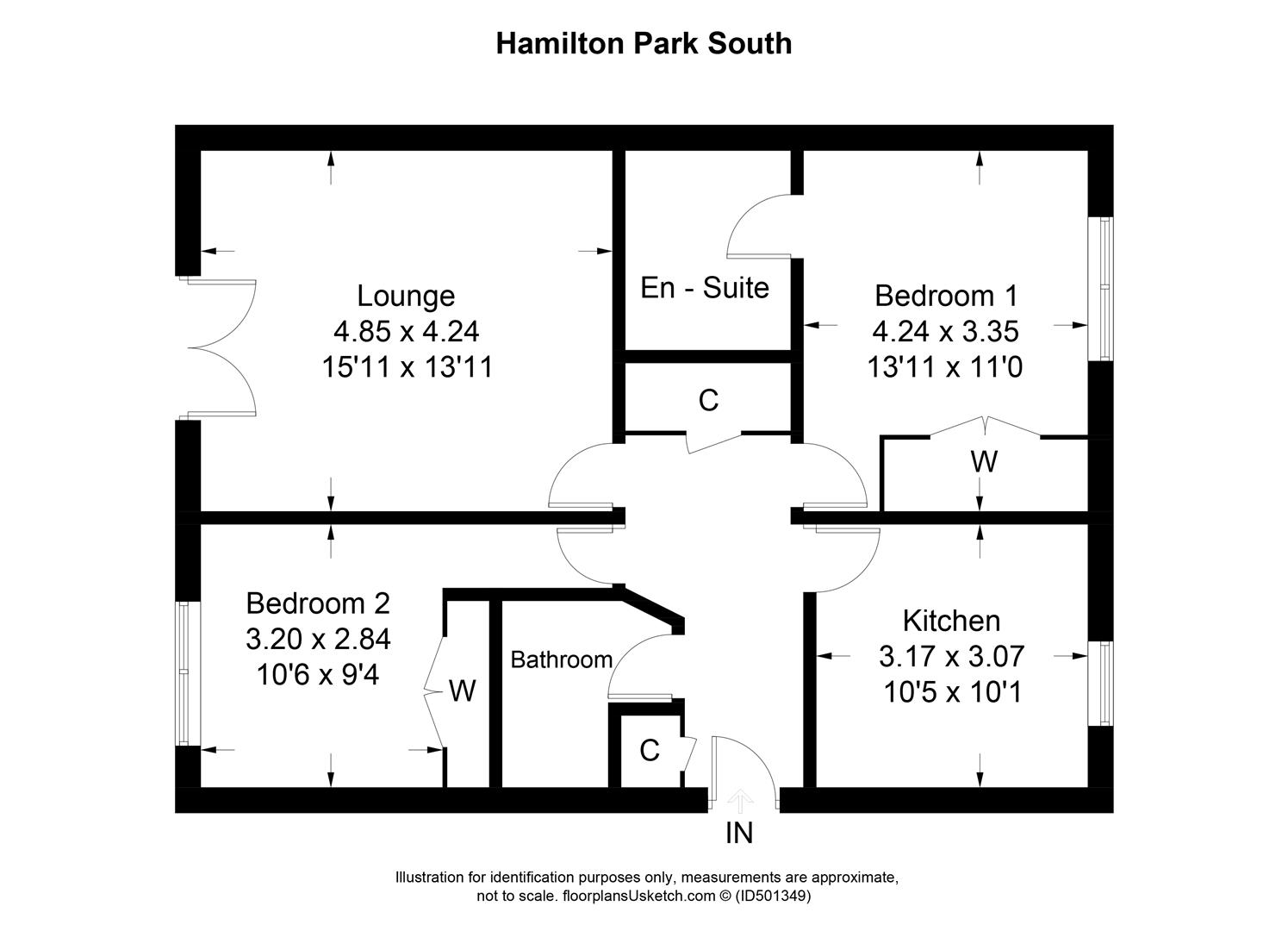 2 Bedrooms Flat for sale in Hamilton Park South, Hamilton ML3