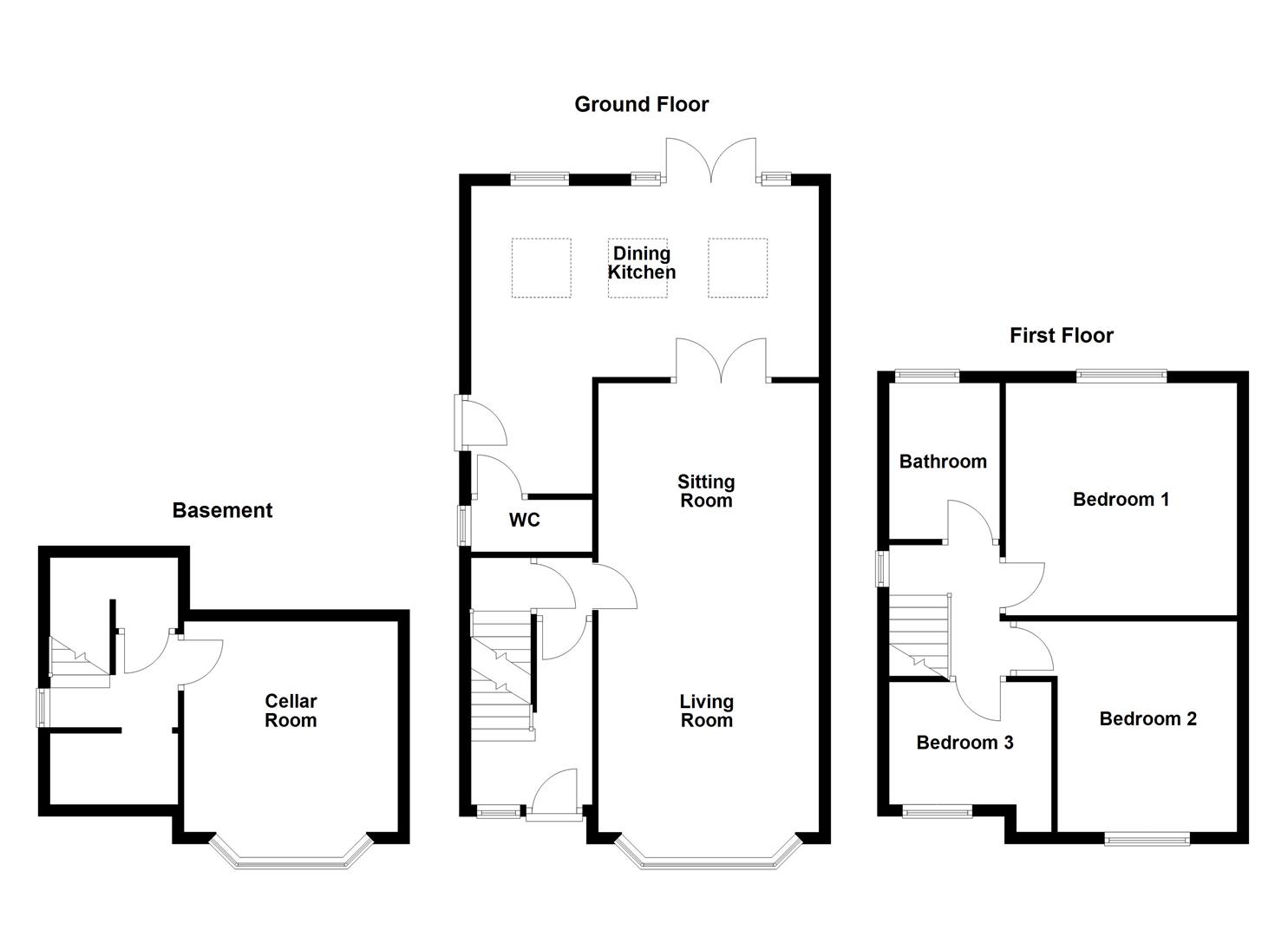 46, Pontefract Road, Knottingley floorplan