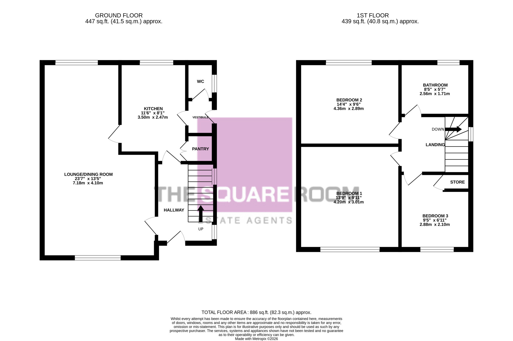 59, Wensleydale Avenue, Blackpool floorplan