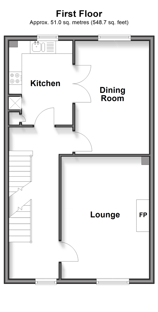 Cavalry Court, Deal floorplan