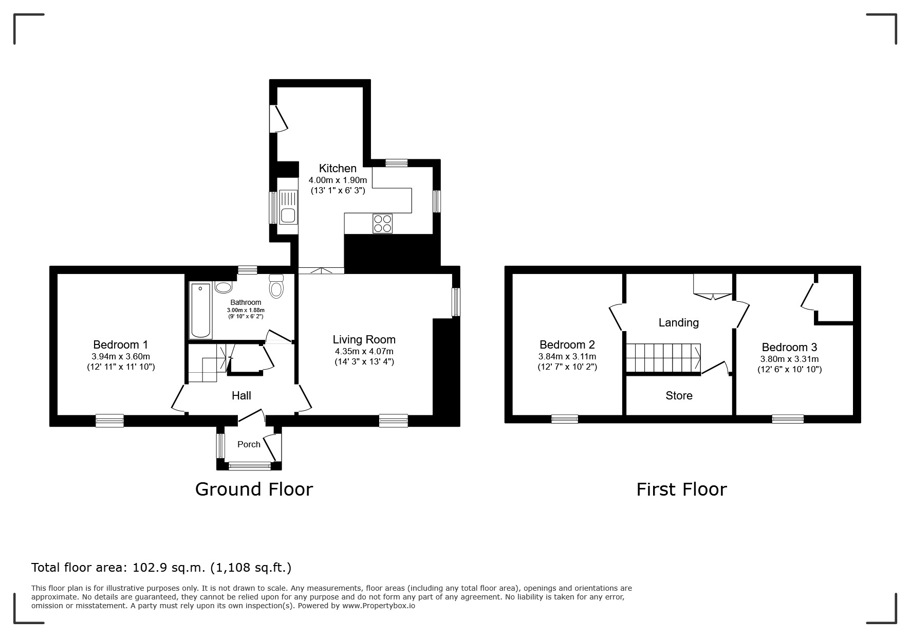 CRAIGTON FARMHOUSE COTTAGE, BRIDGE OF CALLY, BLAIRGOWRIE floorplan