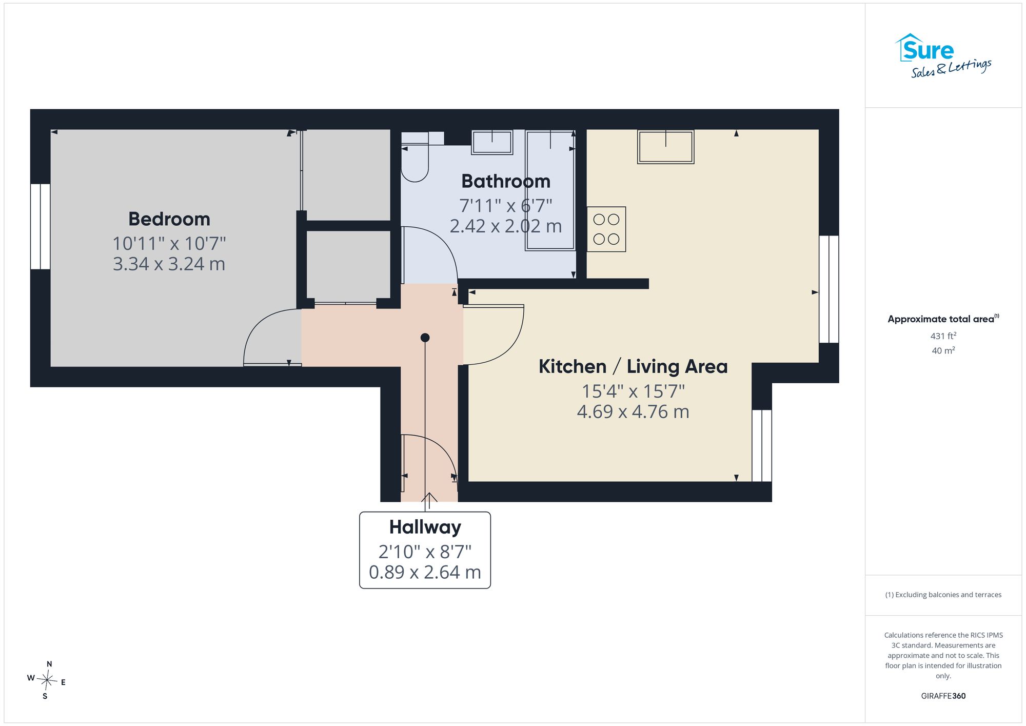 48, Trivett Square, NOTTINGHAM floorplan