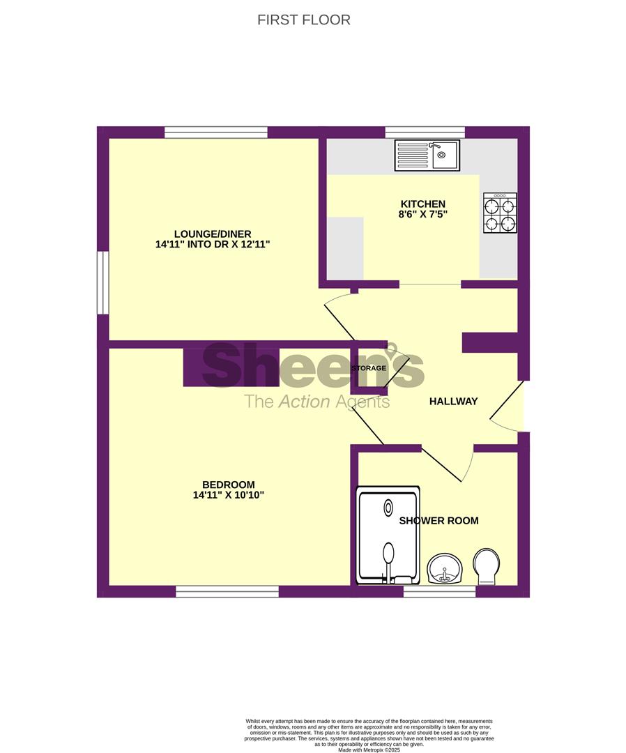 312, Fordyce House, Walton Road, Walton-on-the-Naze floorplan