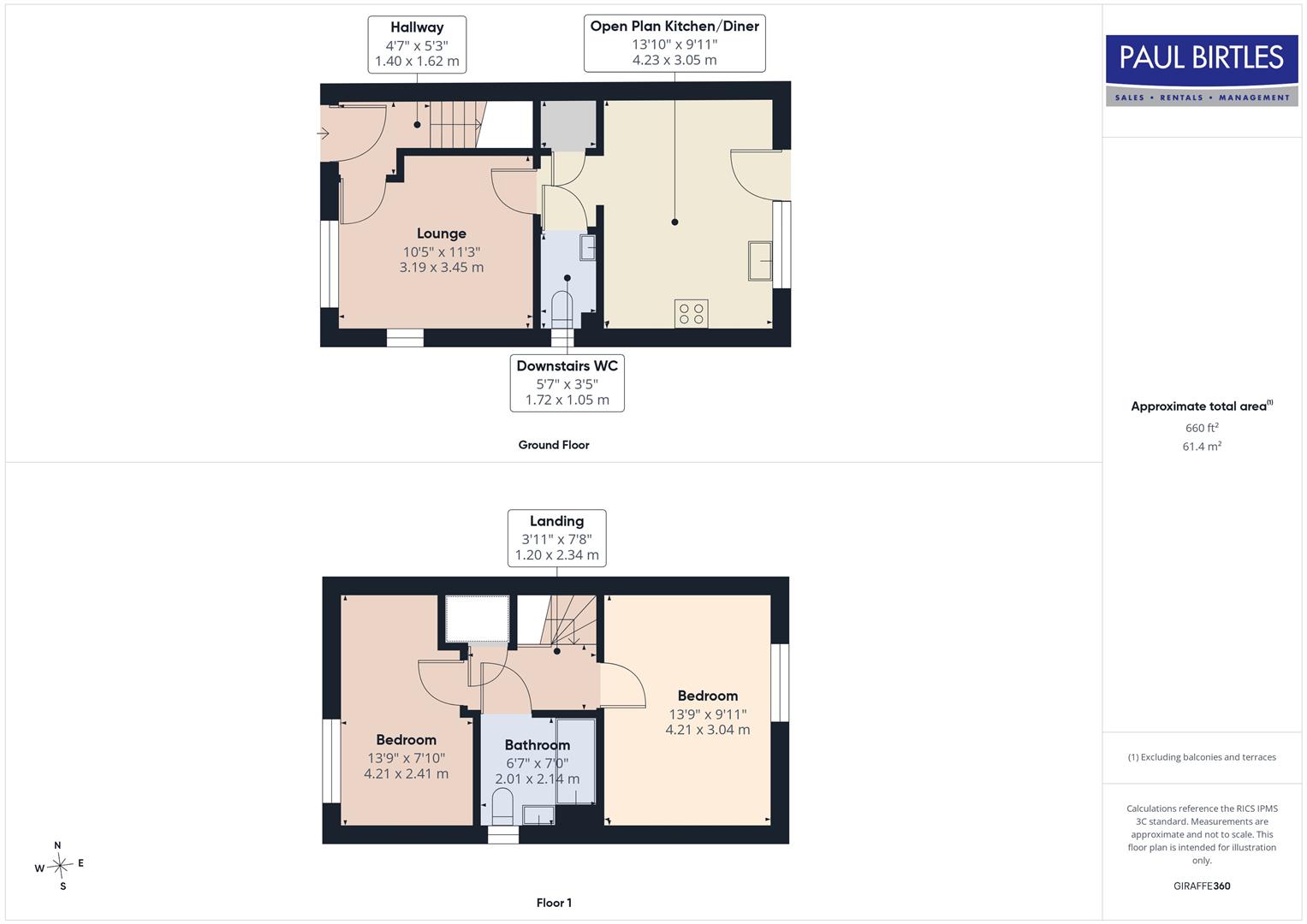 11, Aspen Place, Manchester floorplan