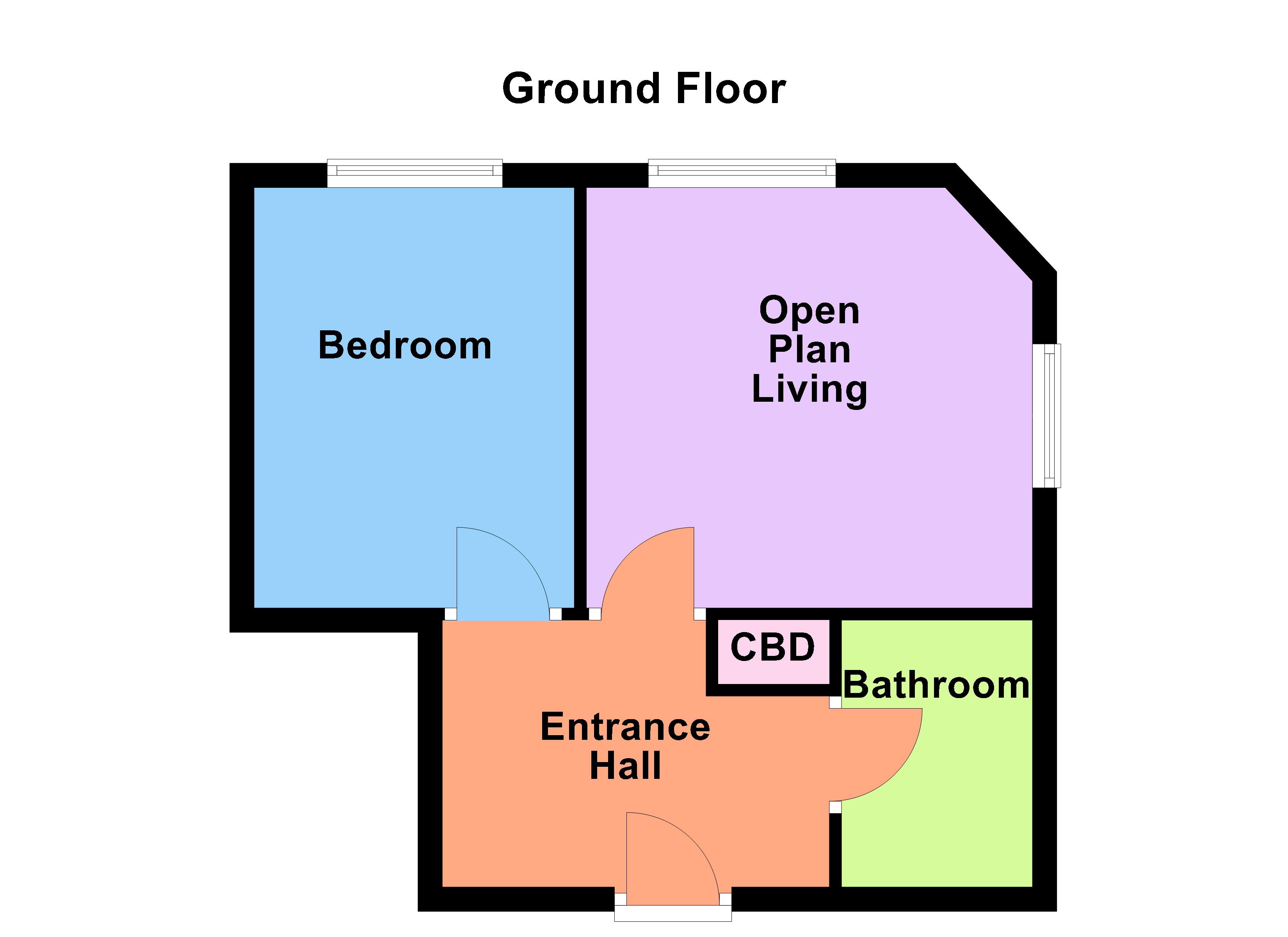 Flat 1, 170, Beckett Road, Doncaster floorplan