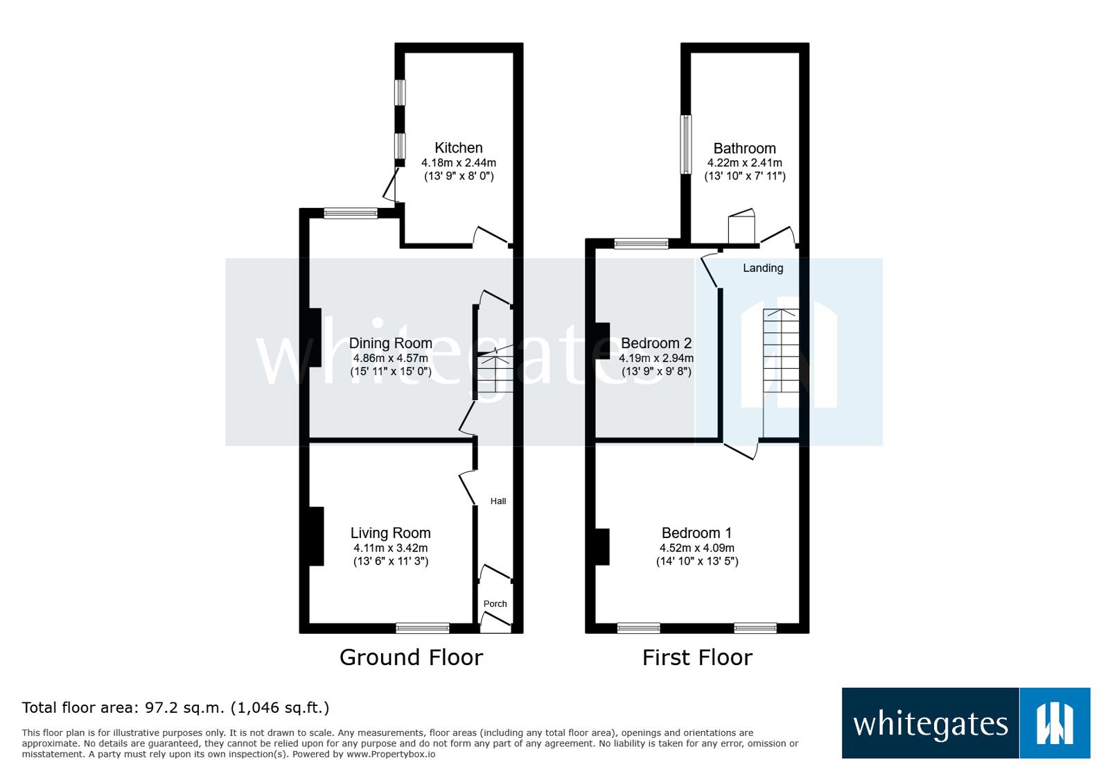 16, Wood Street, Cheshire floorplan