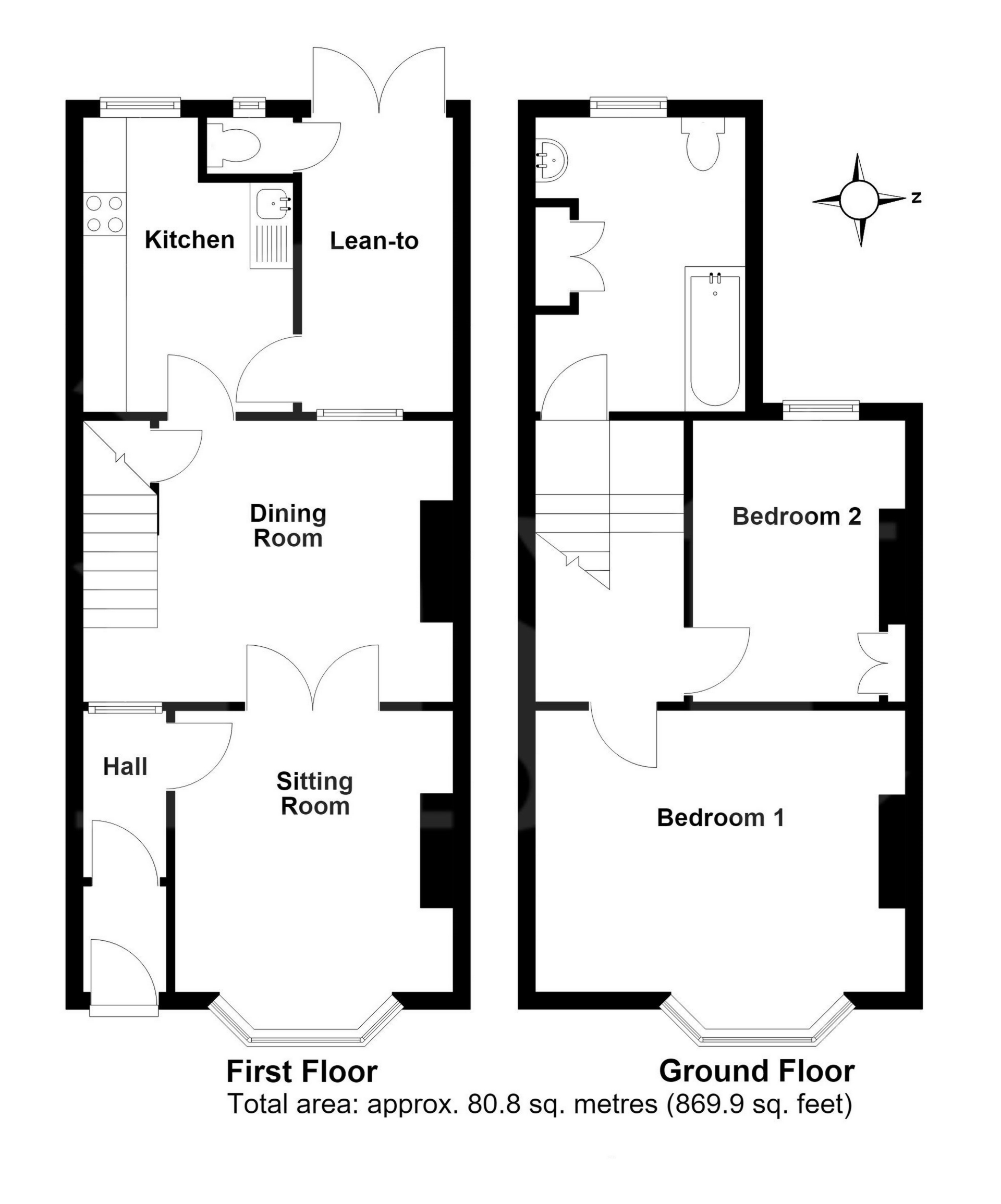 13, Woodah Road, Exeter floorplan