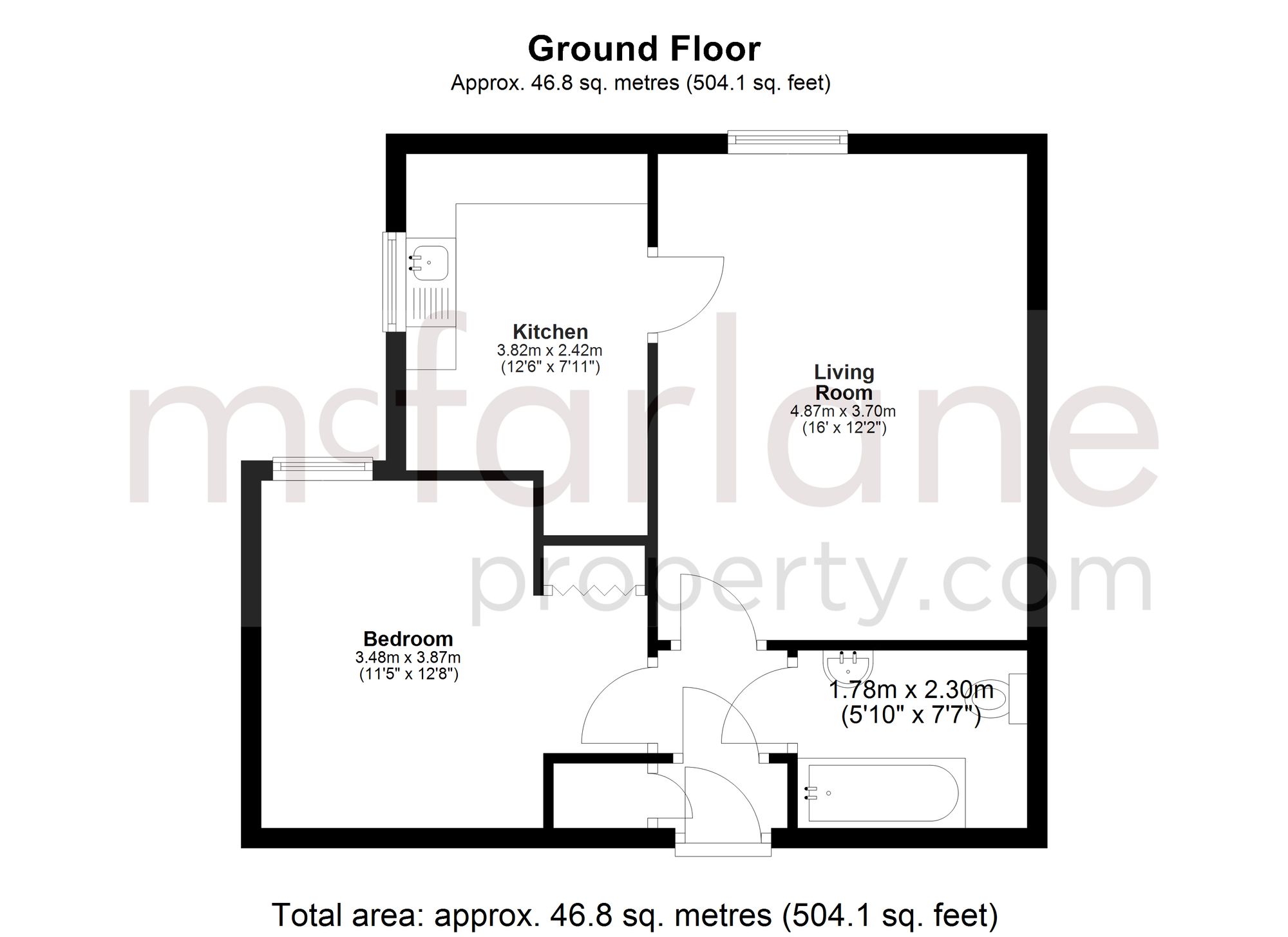 Flat 9, Norbury Court High Street, Swindon floorplan
